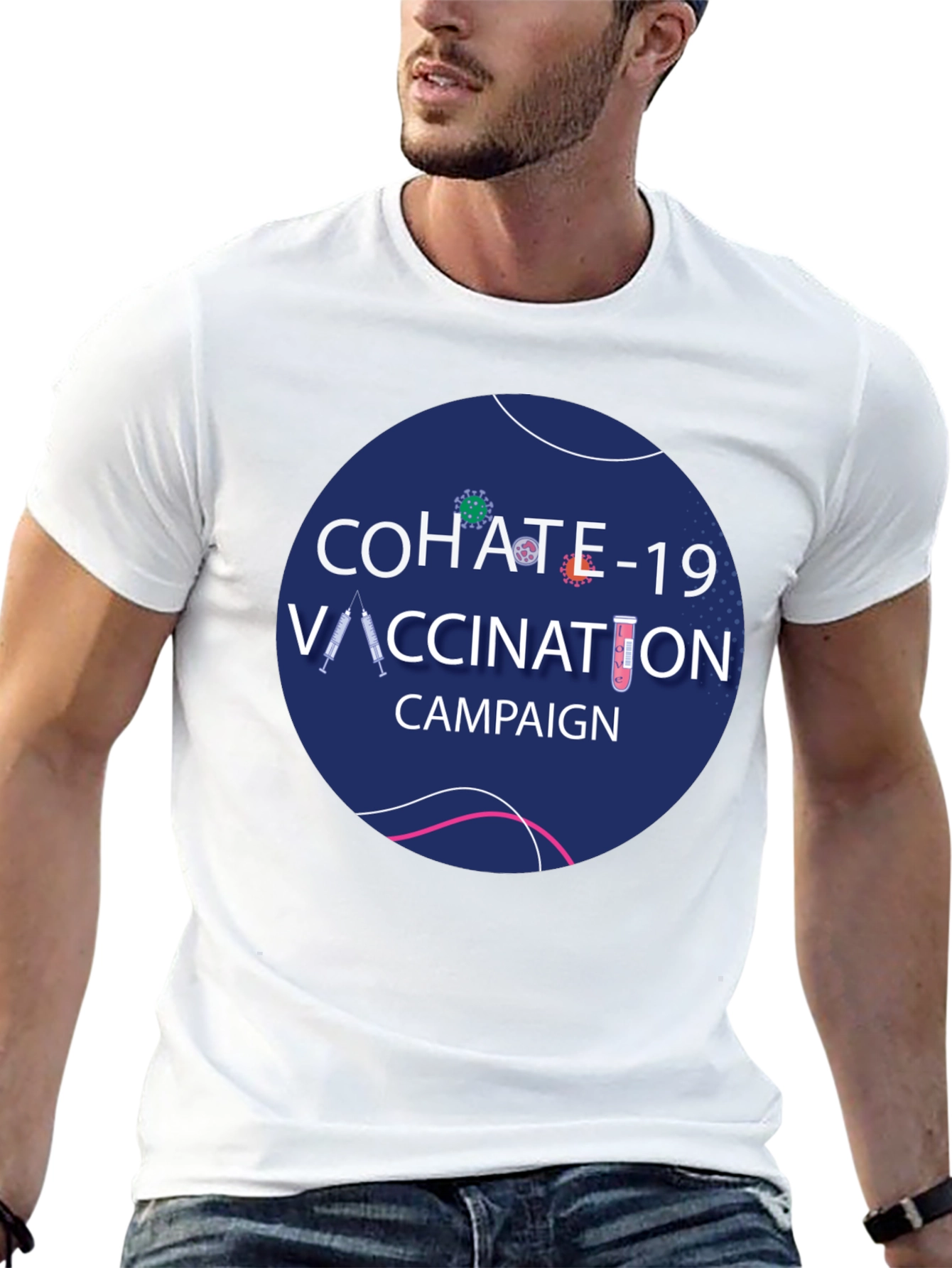Cohate-19 Vaccination Campaign T-Shirt