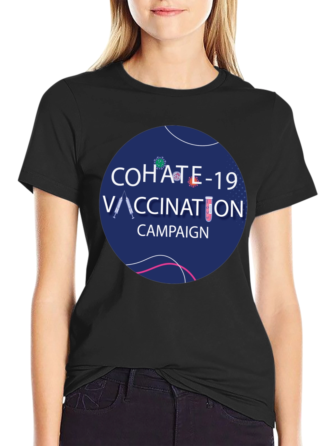 Cohate-19 Vaccination Campaign T-Shirt