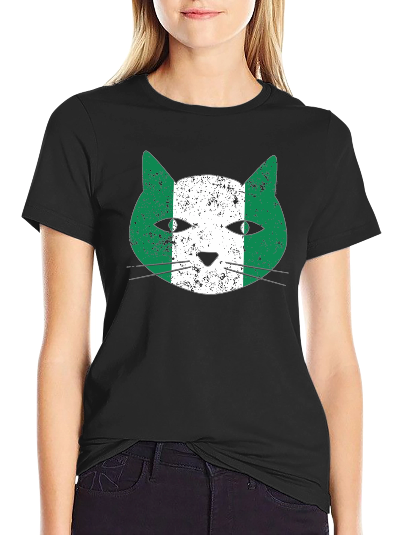 Nigeria Cat T-Shirt - Nigerian Pride Tee