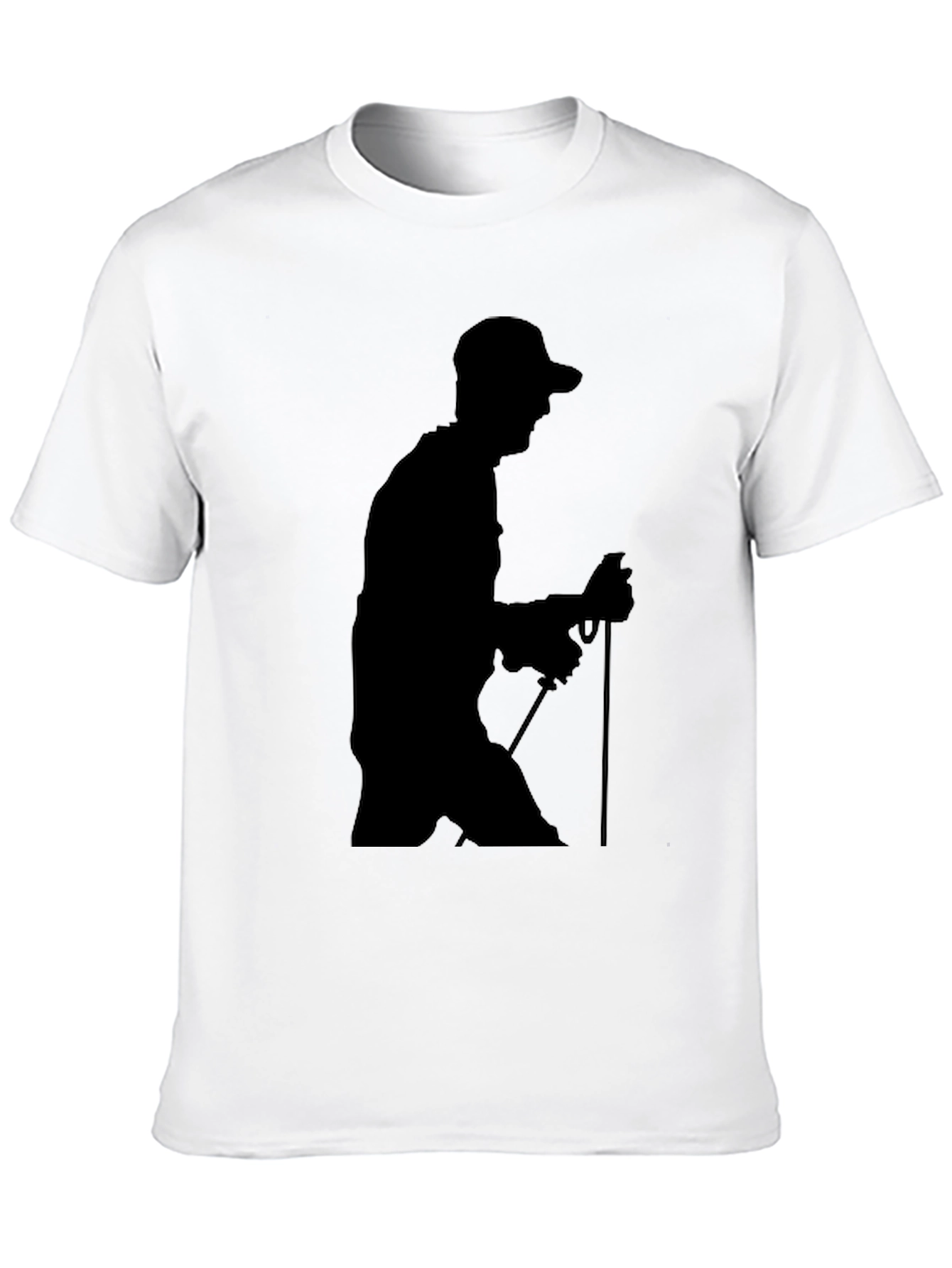Silhouette Hiker Black T-Shirt