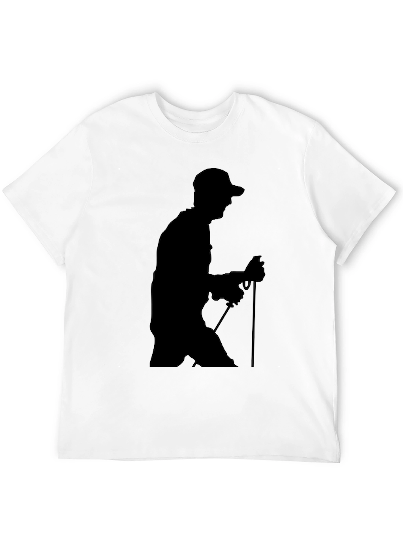 Silhouette Hiker Black T-Shirt