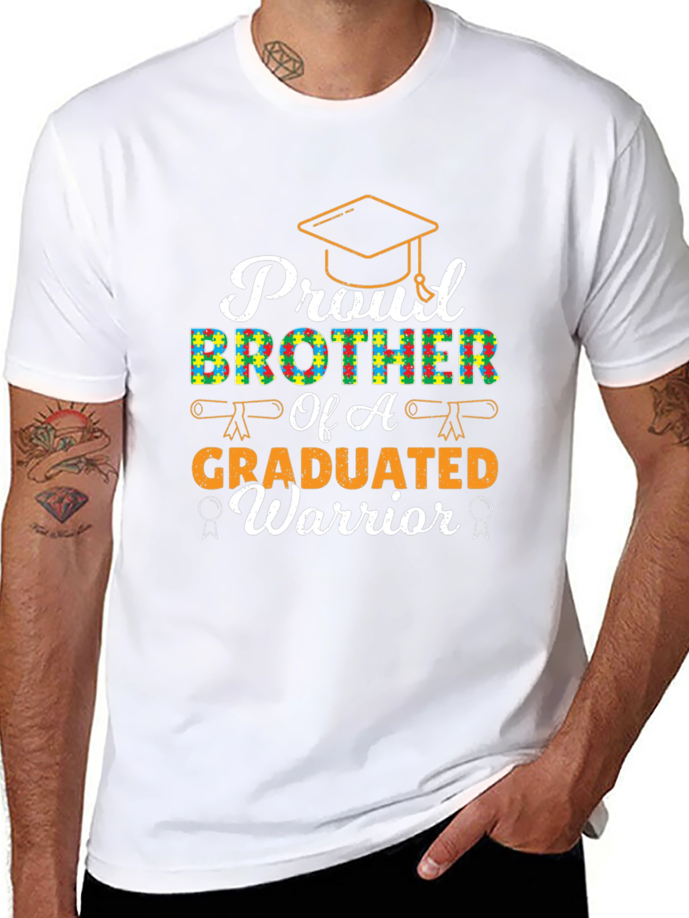 Proud Brother of a Graduated Warrior T-Shirt