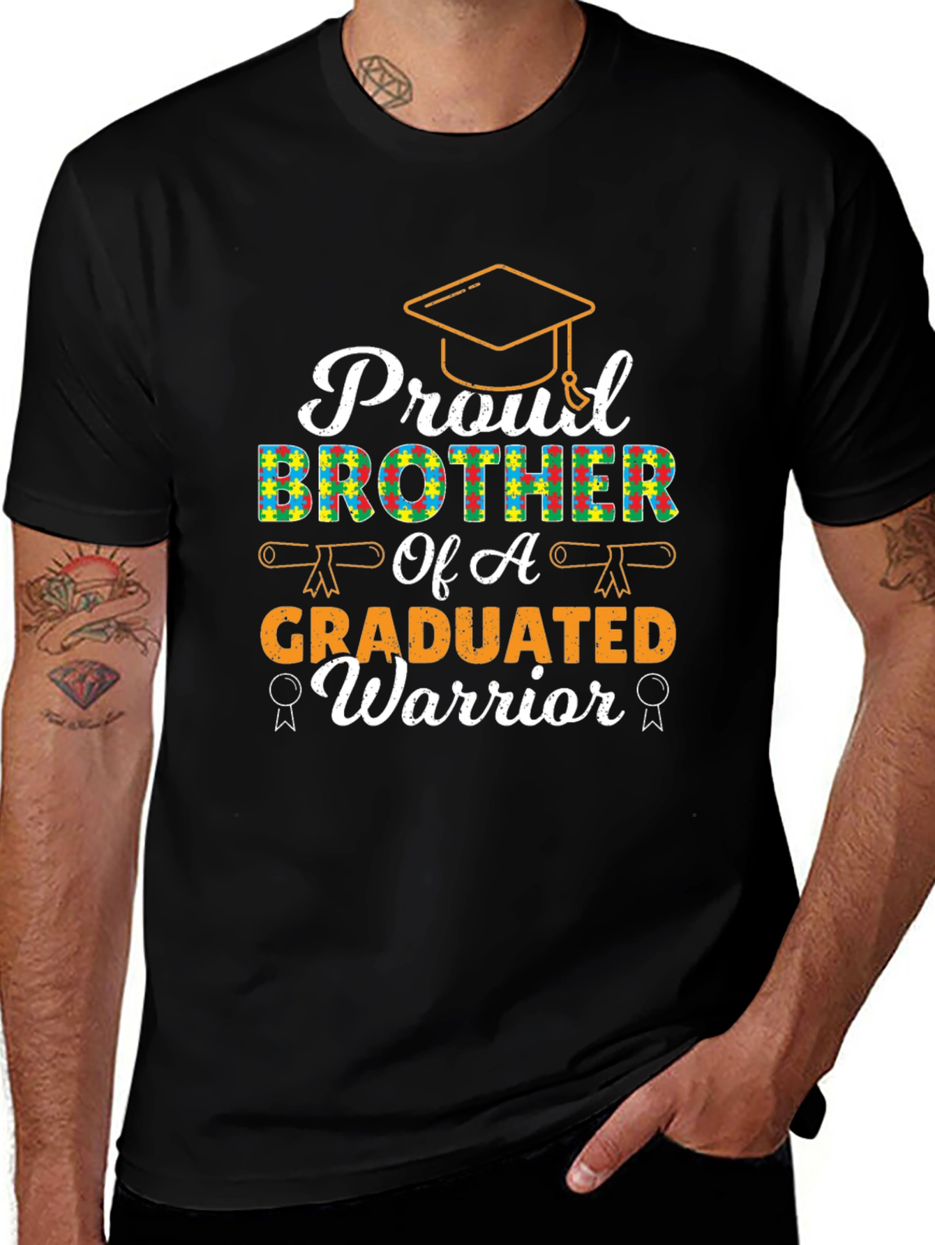 Proud Brother of a Graduated Warrior T-Shirt