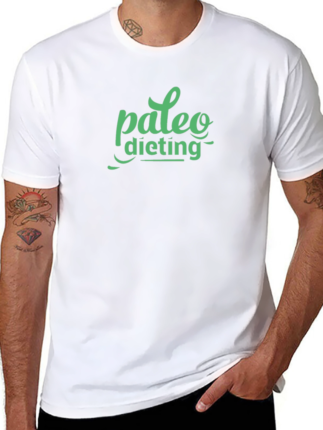 Paleo Dieting Black T-Shirt