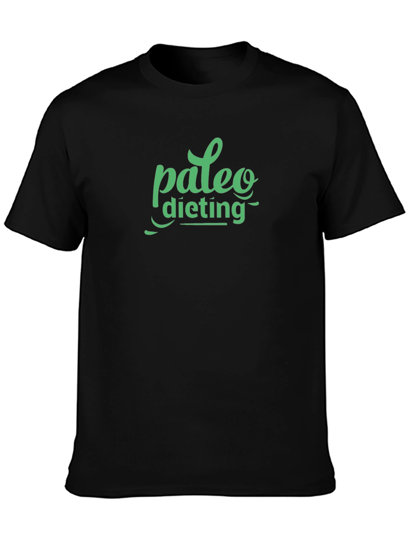 Paleo Dieting Black T-Shirt
