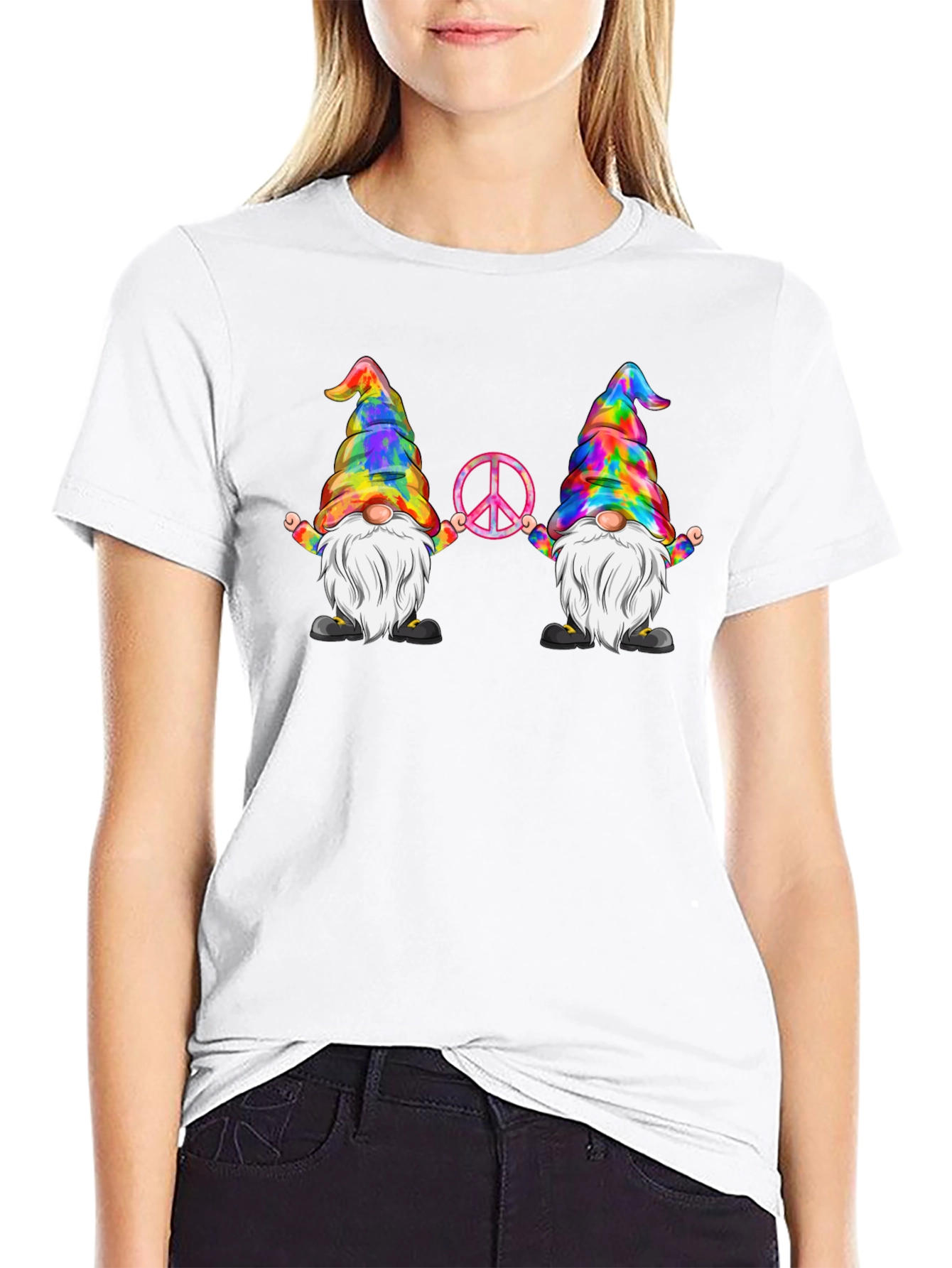 Hippie Gnome Peace T-Shirt