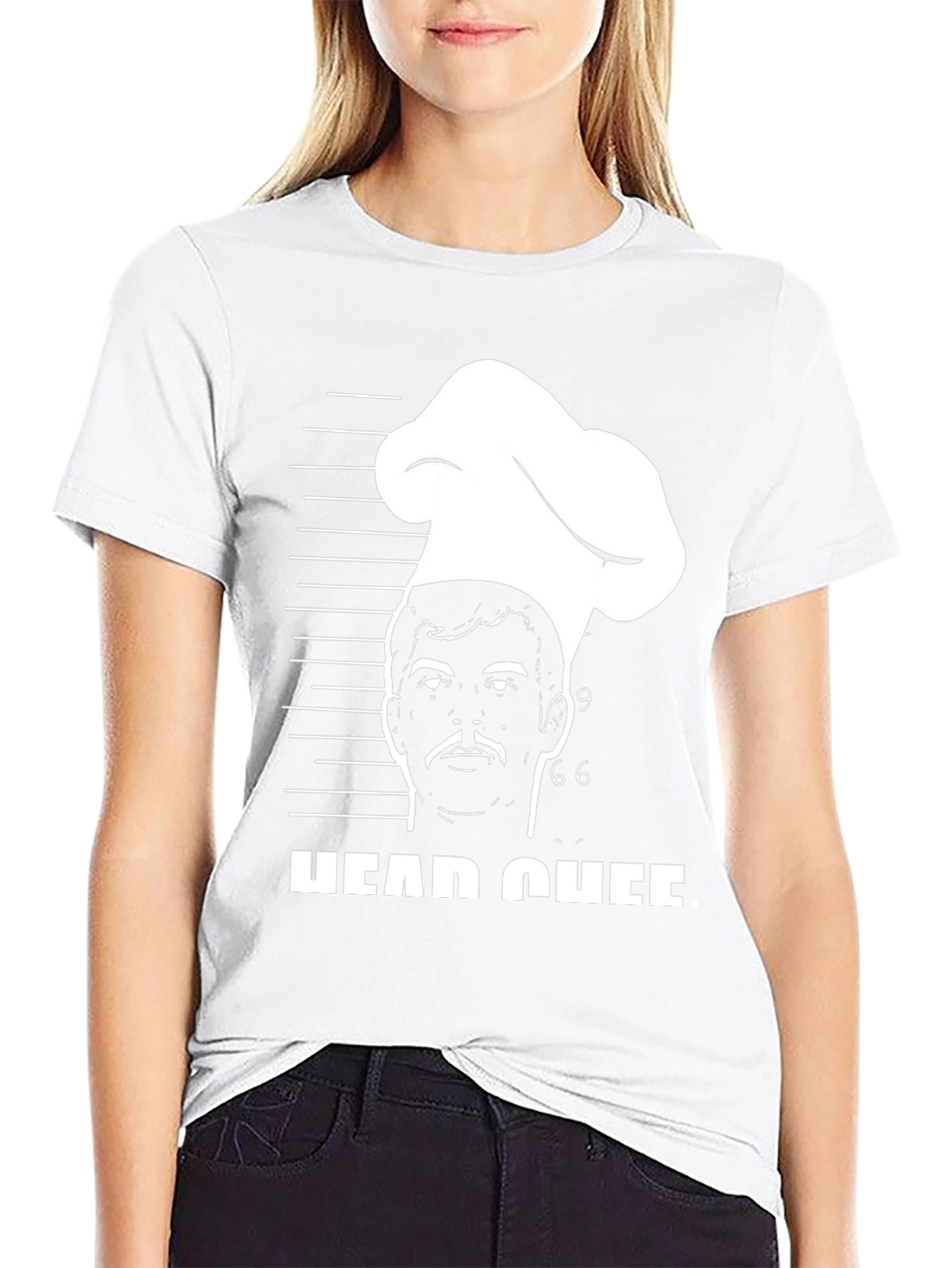 Head Chef Mugshot T-Shirt - Culinary Humor Tee