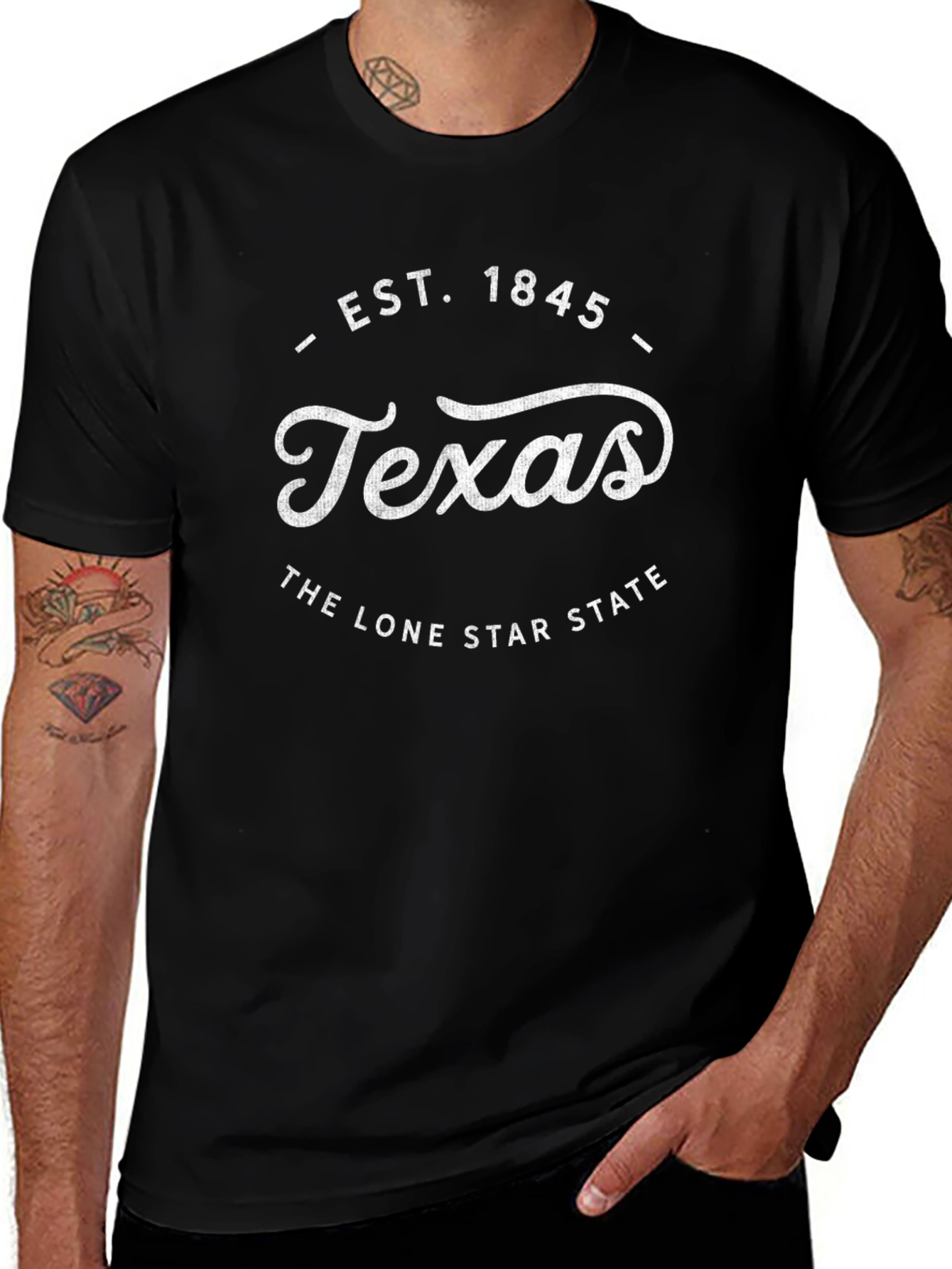 Texas T-Shirt - Est. 1845 The Lone Star State