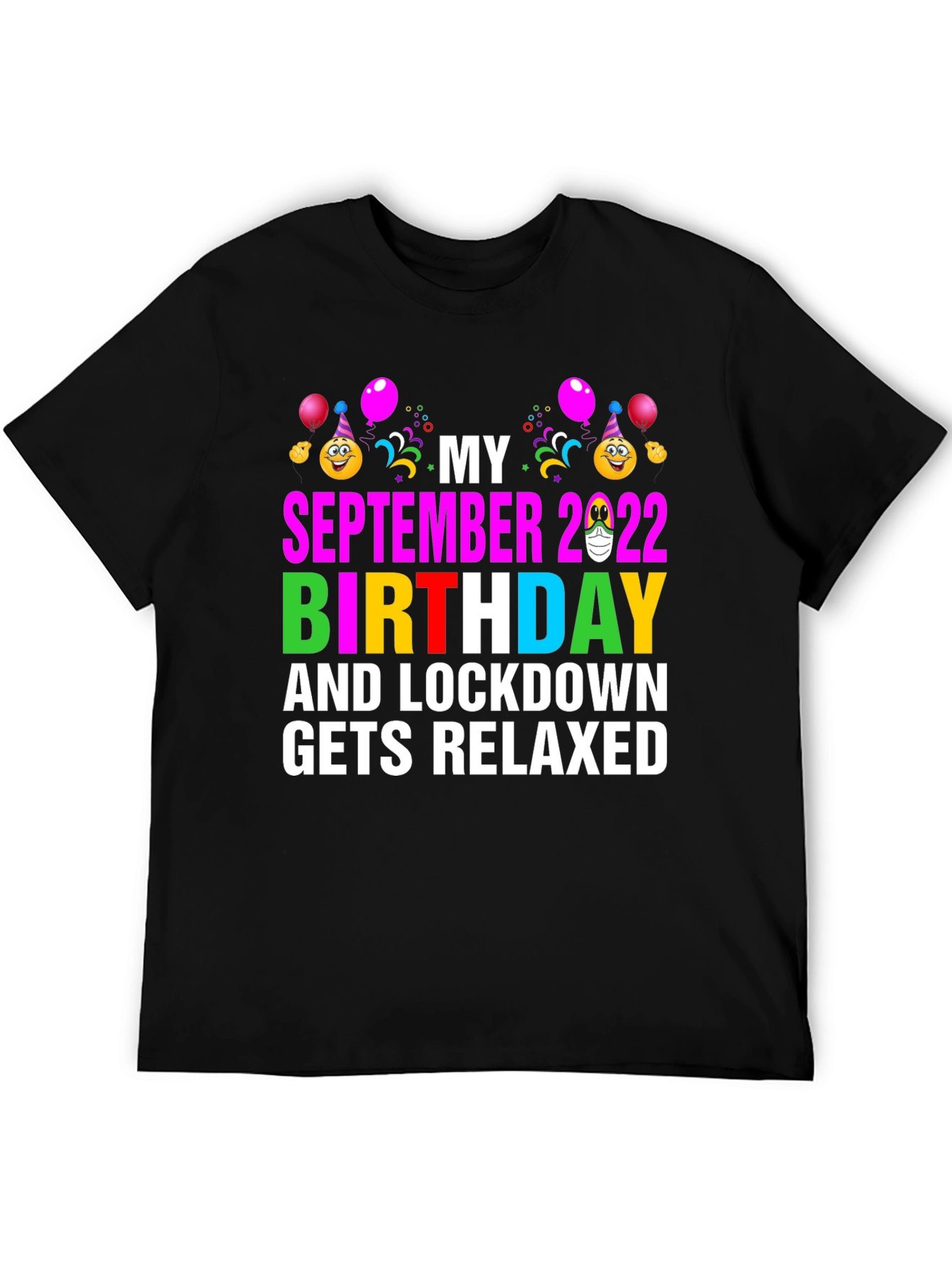 September 2022 Birthday Lockdown Relaxed T-Shirt