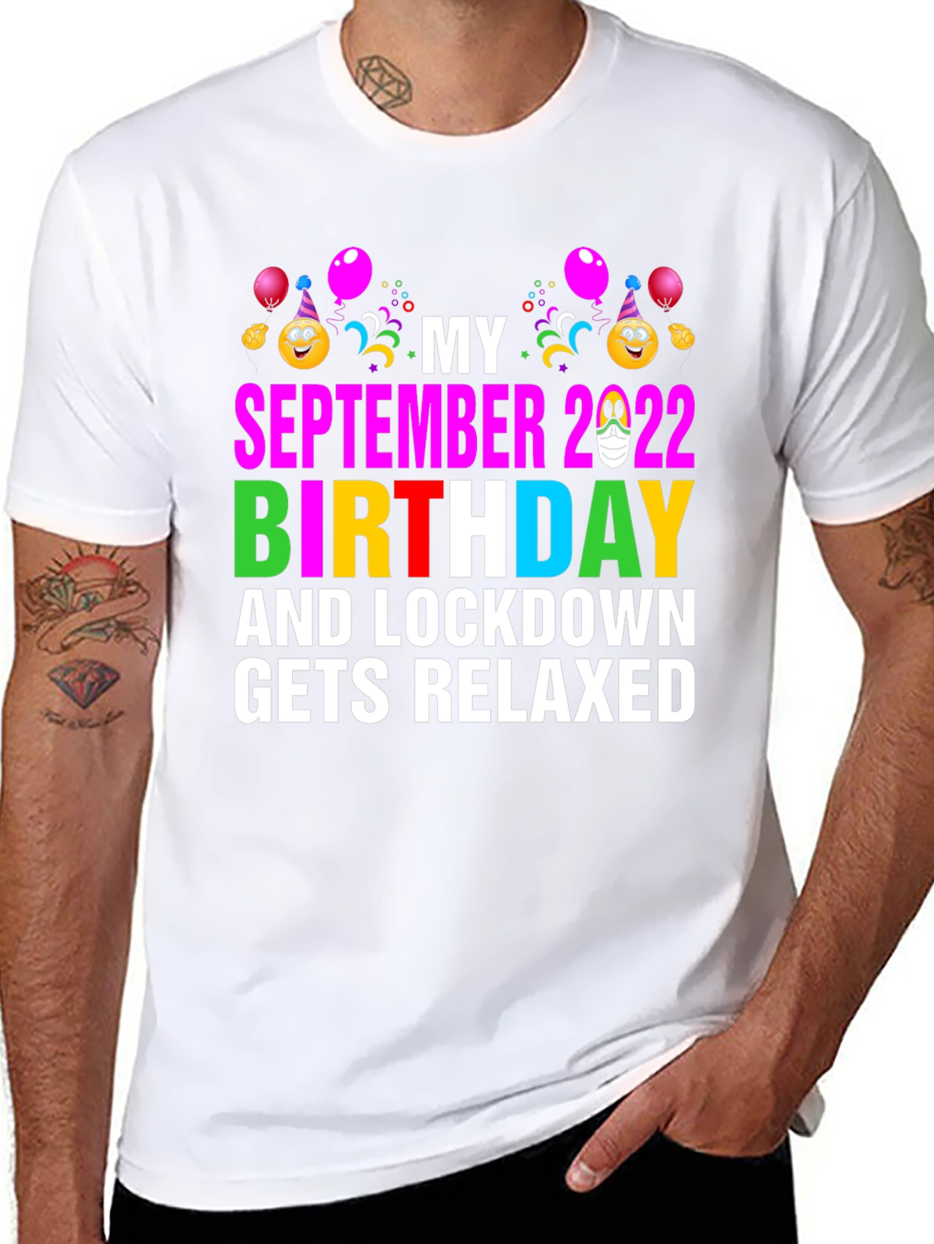 September 2022 Birthday Lockdown Relaxed T-Shirt
