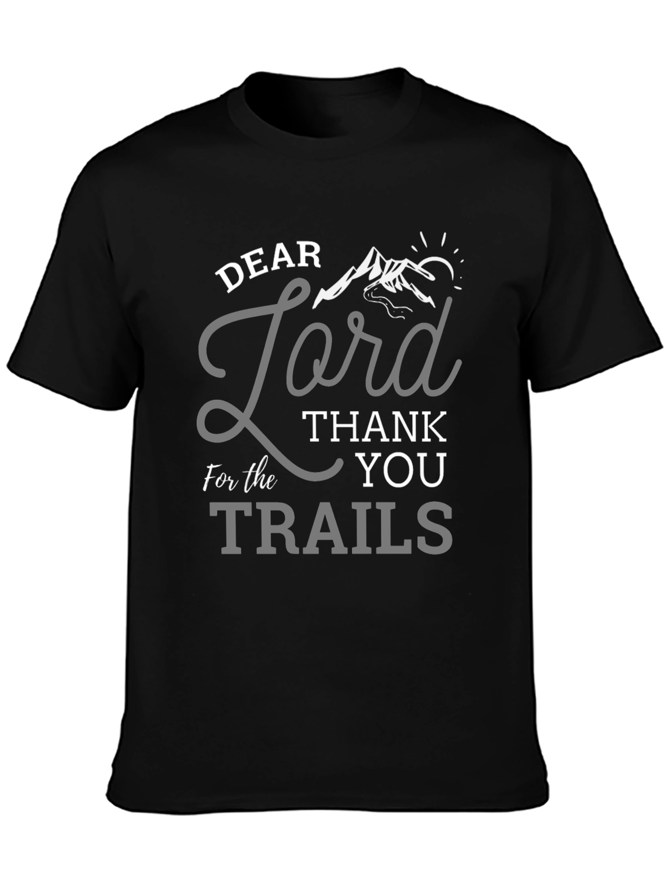 Dear Lord Trails T-Shirt - Mountain Graphic Tee