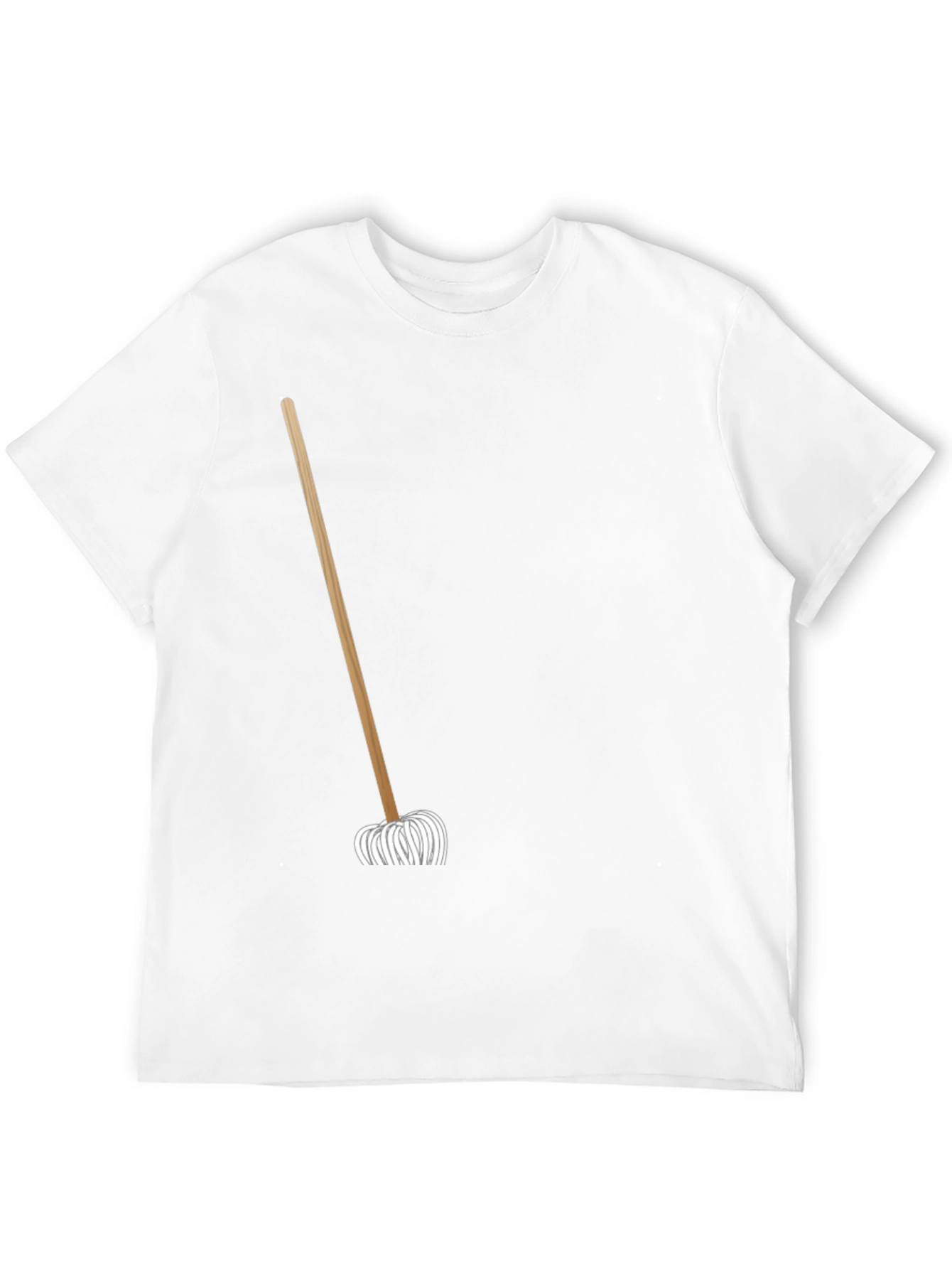Mop Graphic T-Shirt - Black Cotton Tee