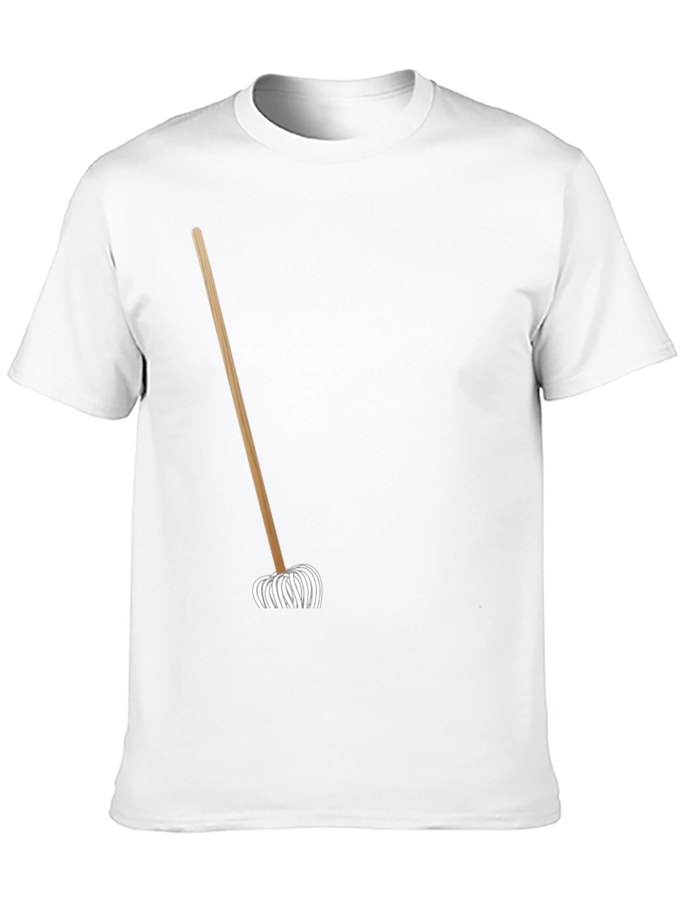 Mop Graphic T-Shirt - Black Cotton Tee