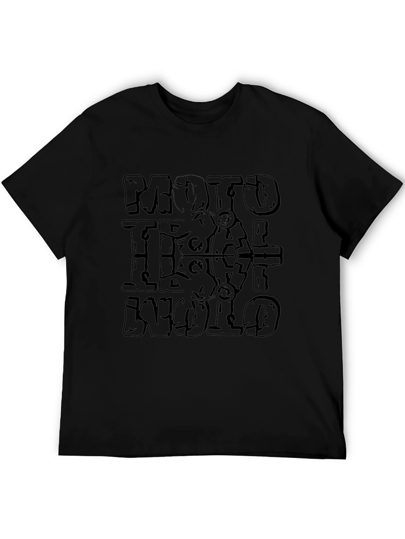 Moto Trial World Black Graphic Tee