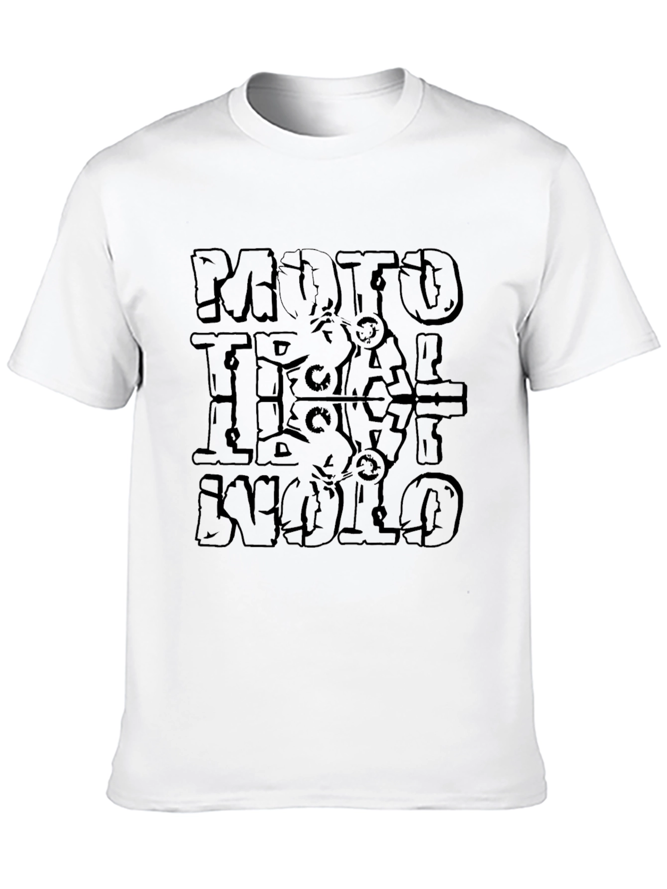 Moto Trial World Black Graphic Tee