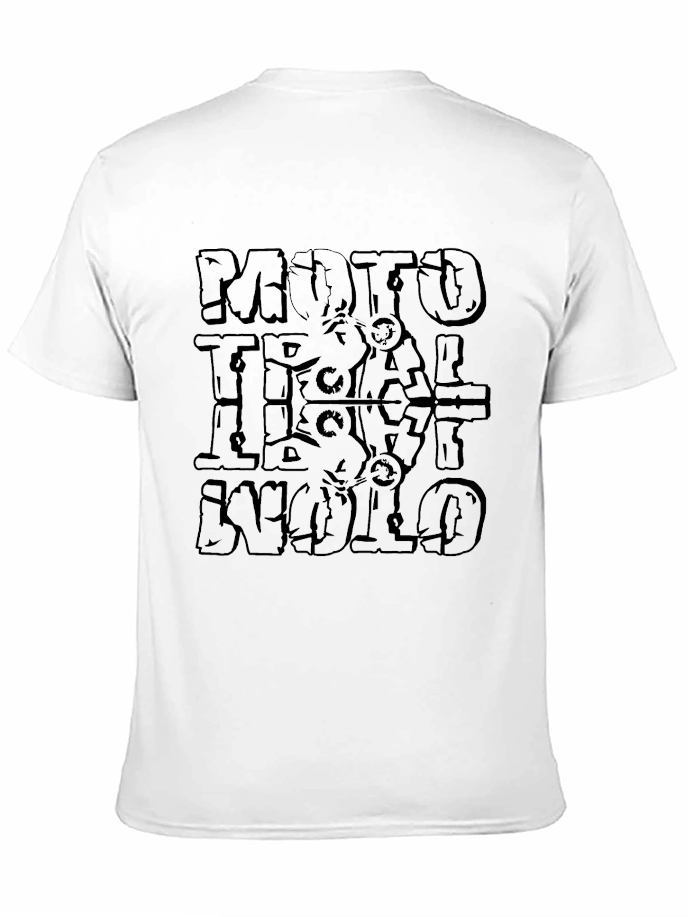 Moto Trial World Black Graphic Tee