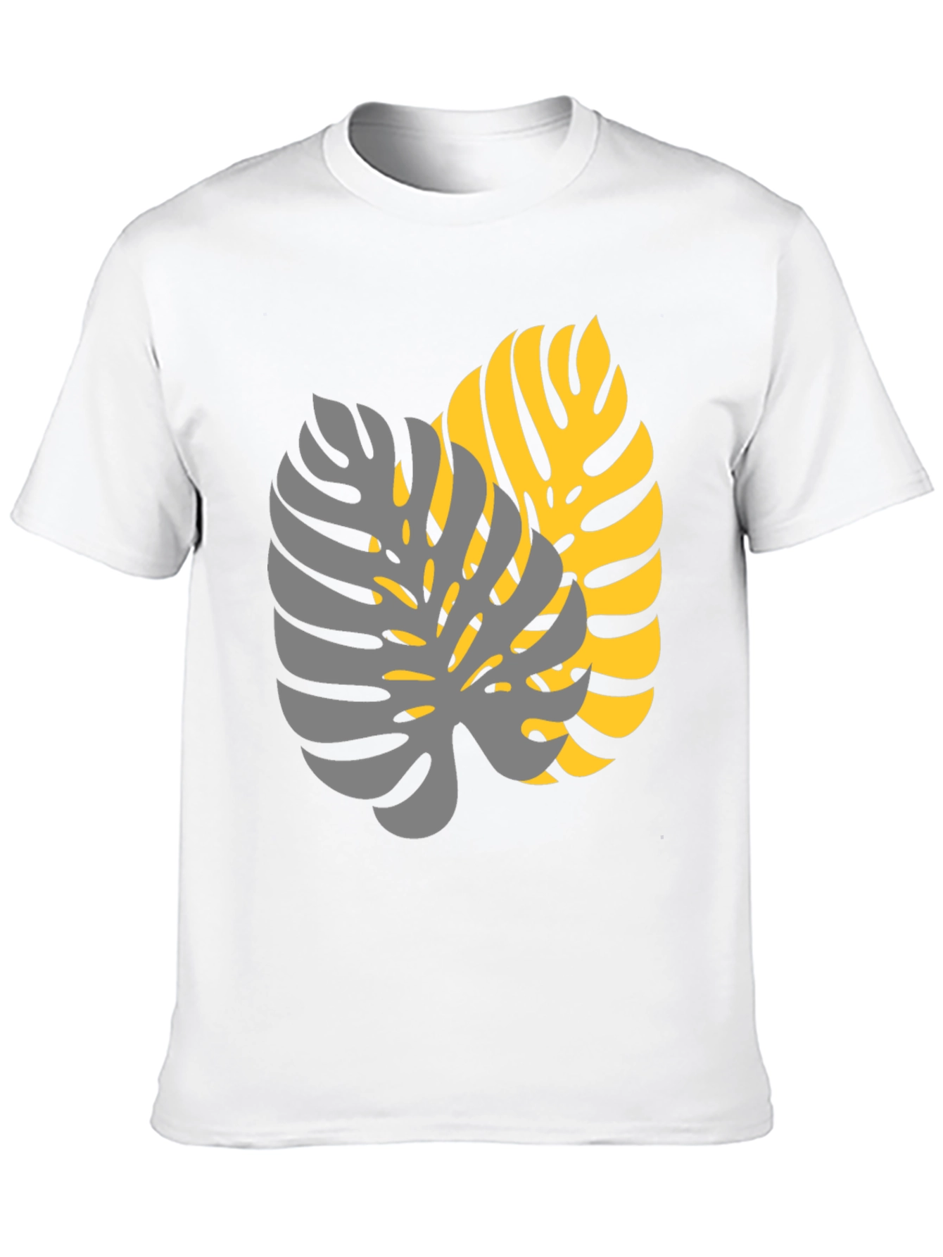 Tropical Monstera Leaf Graphic Tee