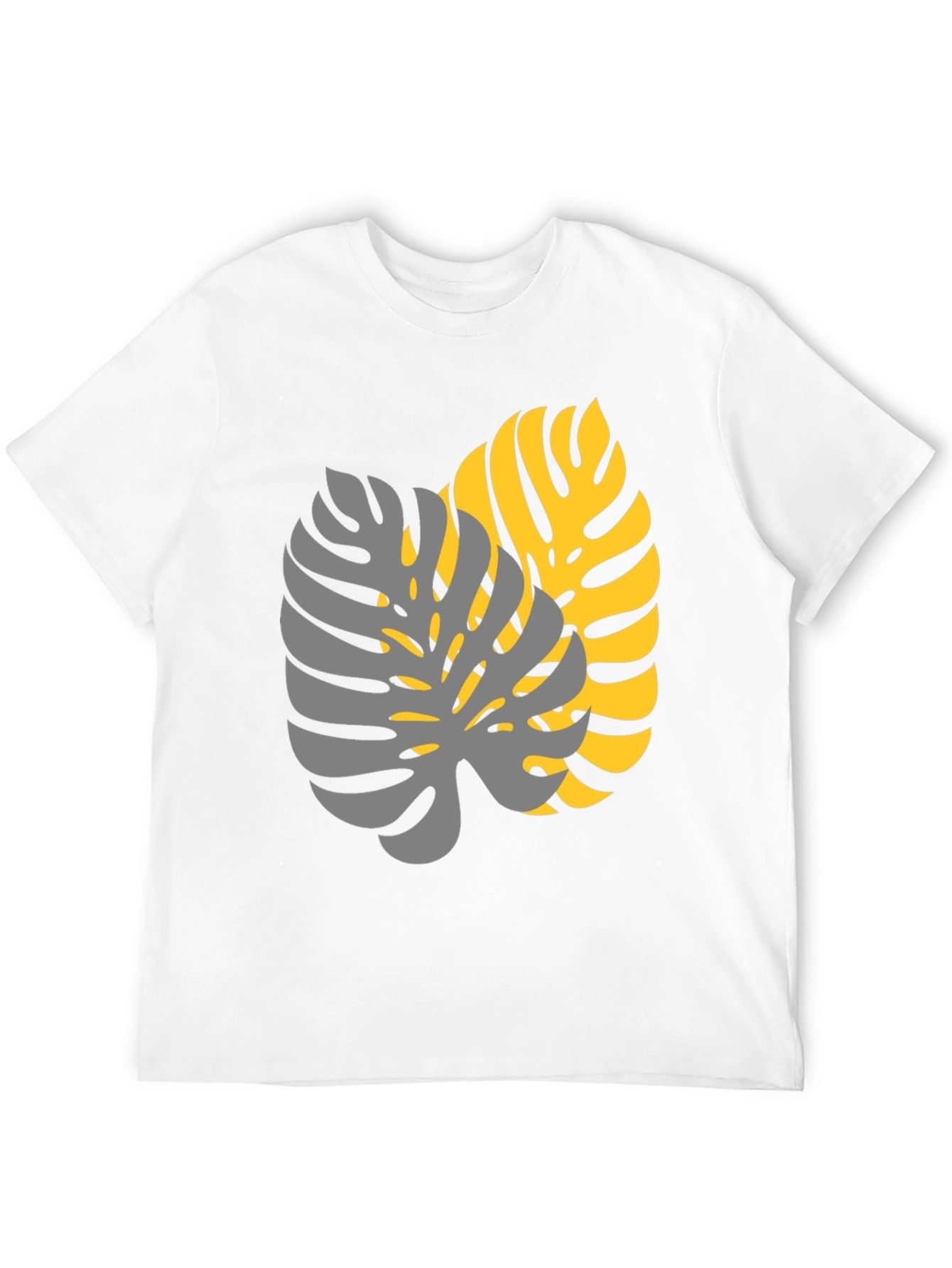 Tropical Monstera Leaf Graphic Tee