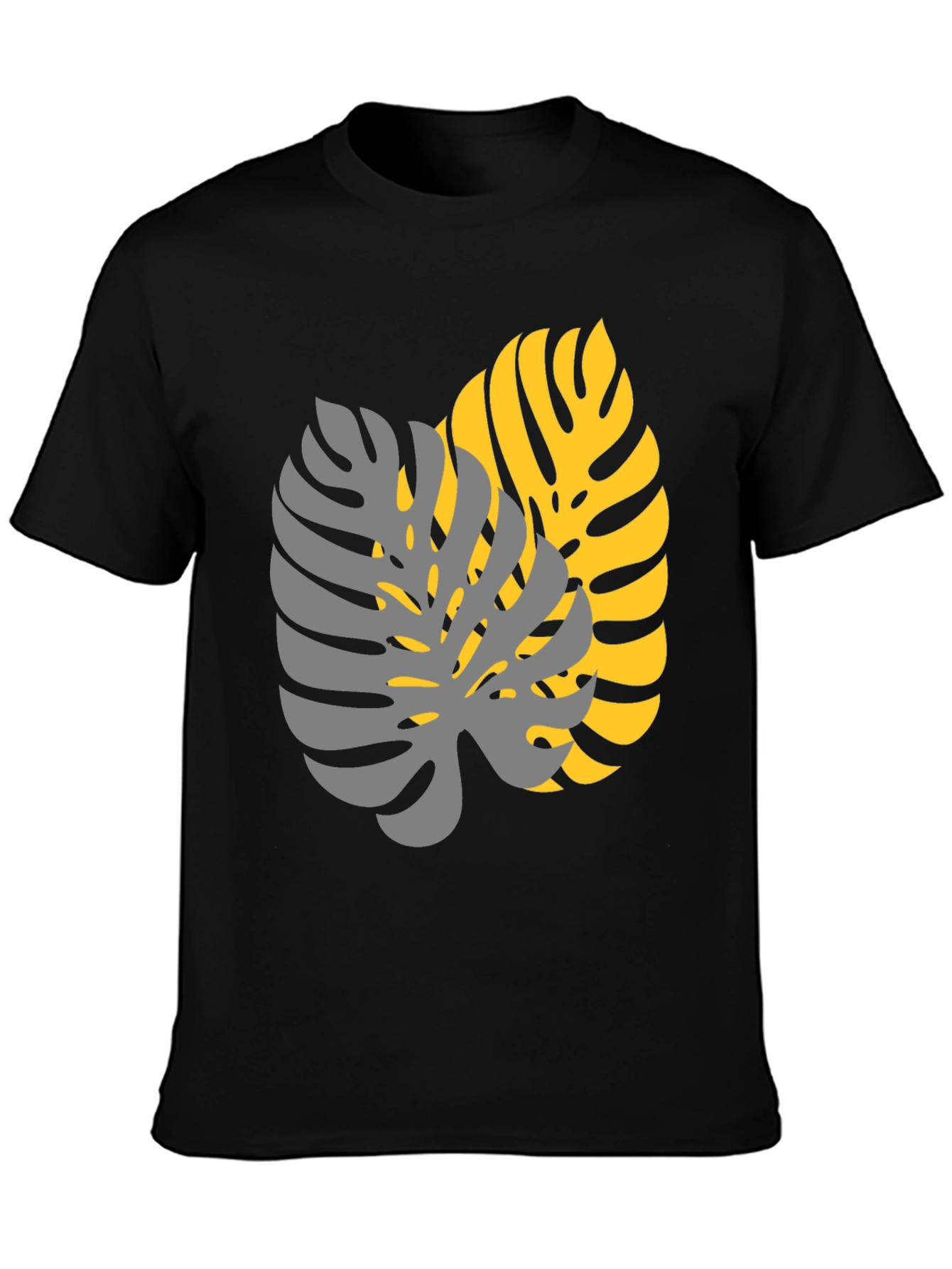 Tropical Monstera Leaf Graphic Tee