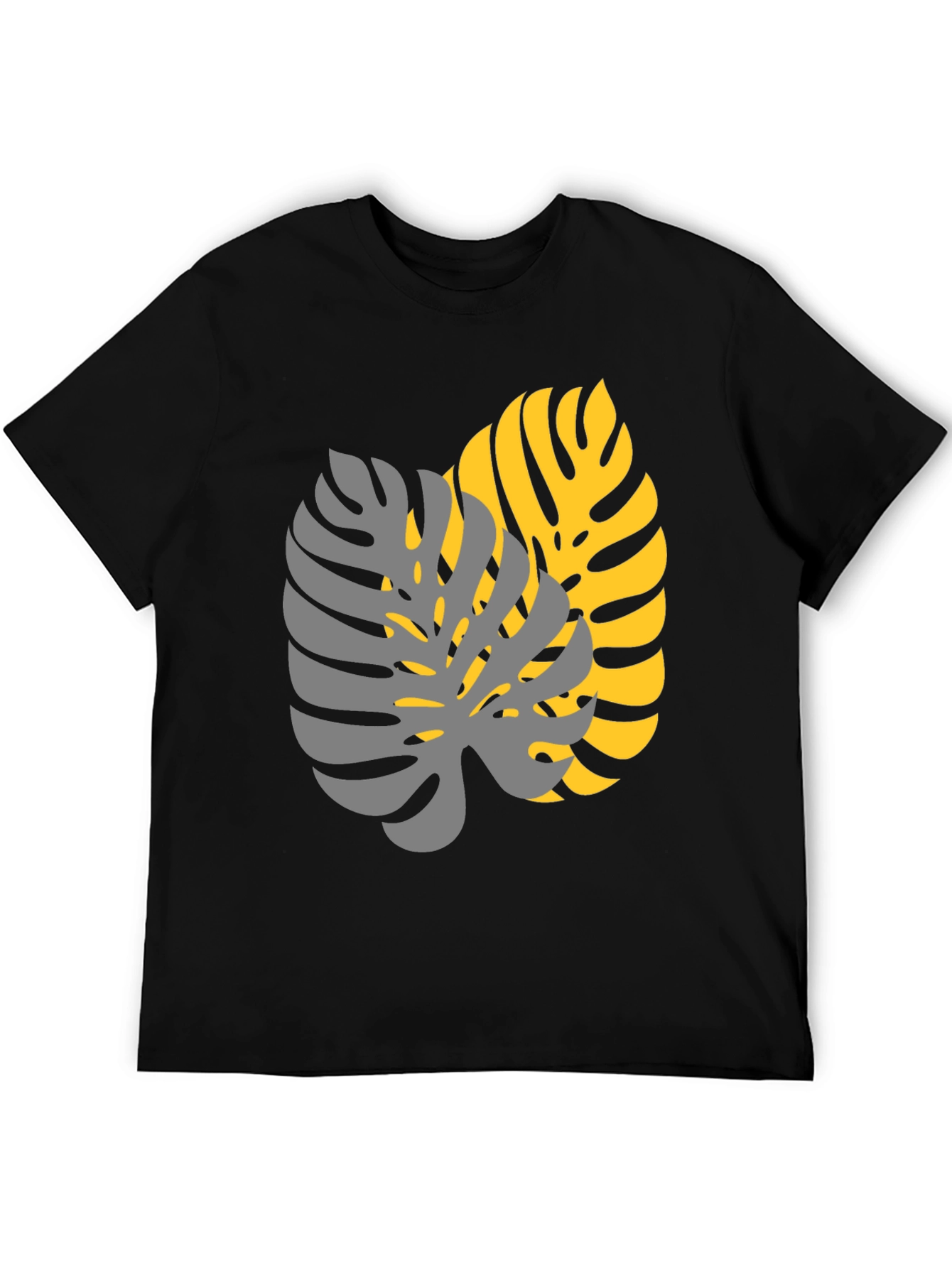 Tropical Monstera Leaf Graphic Tee