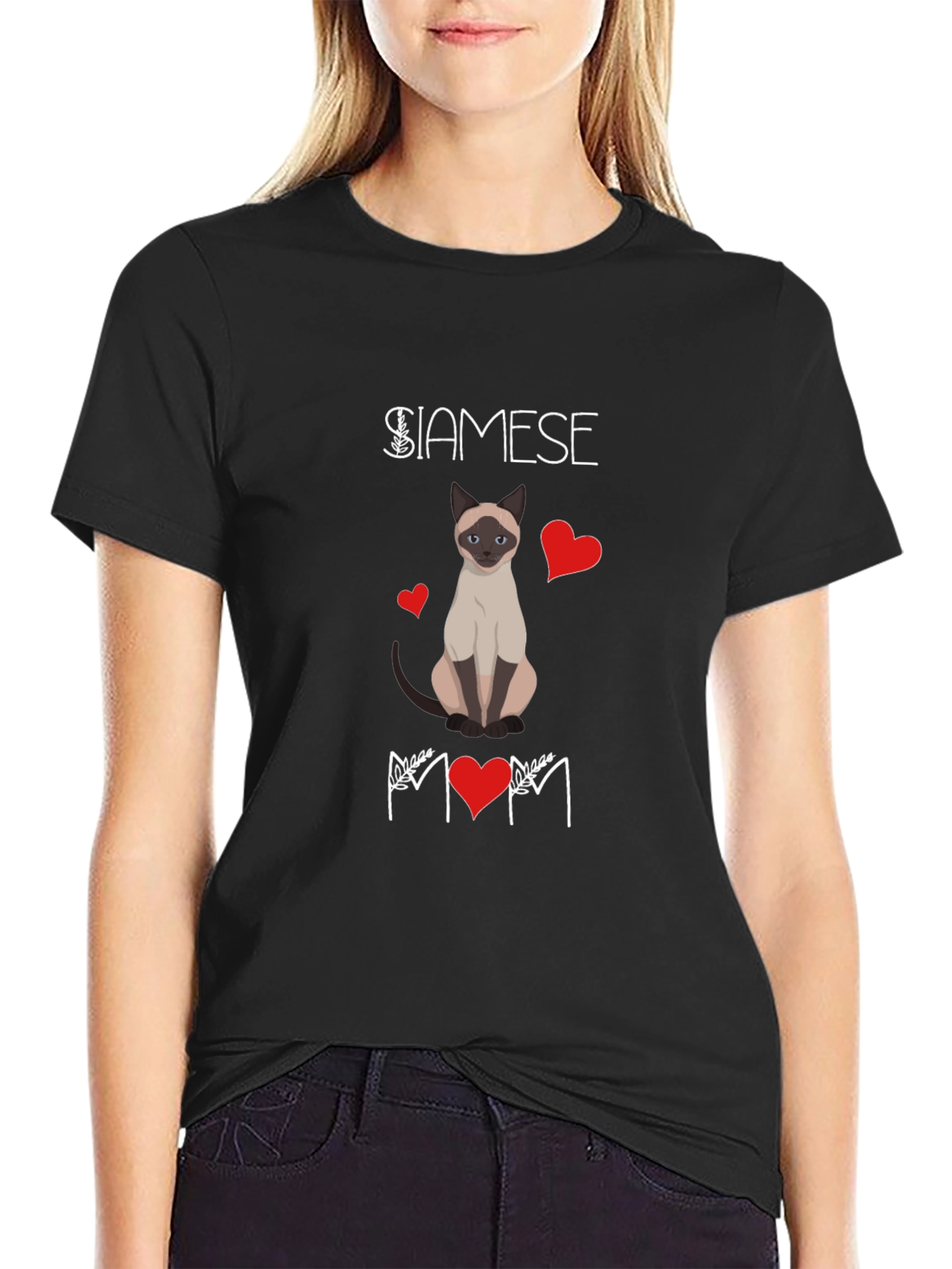 Siamese Cat Mom Graphic Tee - Unisex
