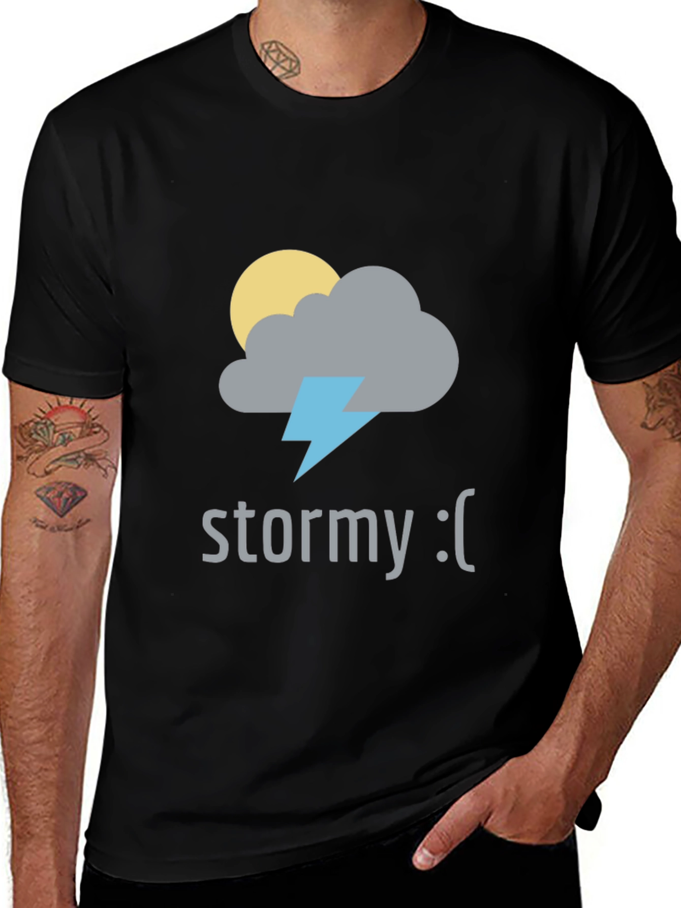 Stormy Day Graphic T-Shirt