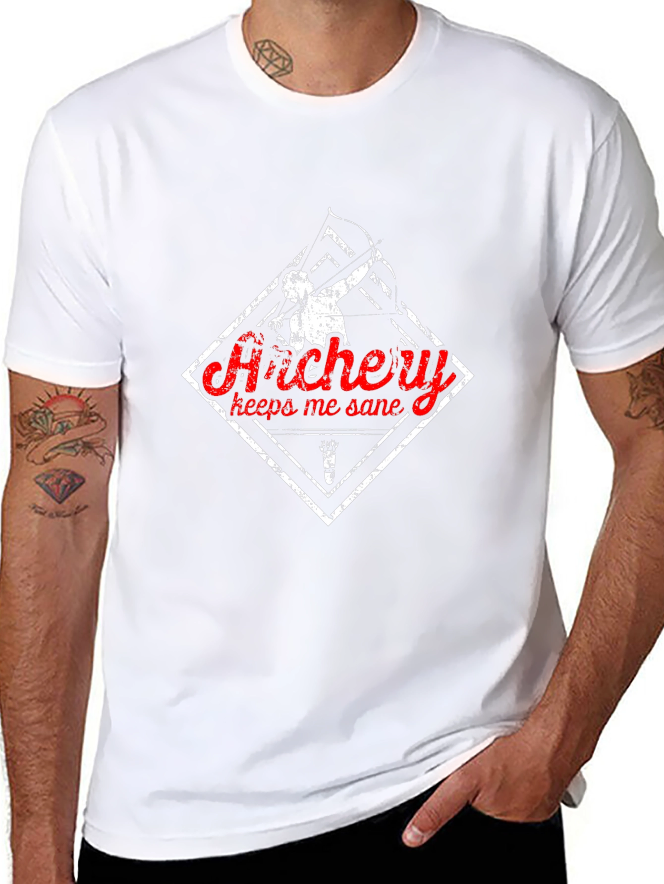 Archery Keeps Me Sane Graphic T-Shirt