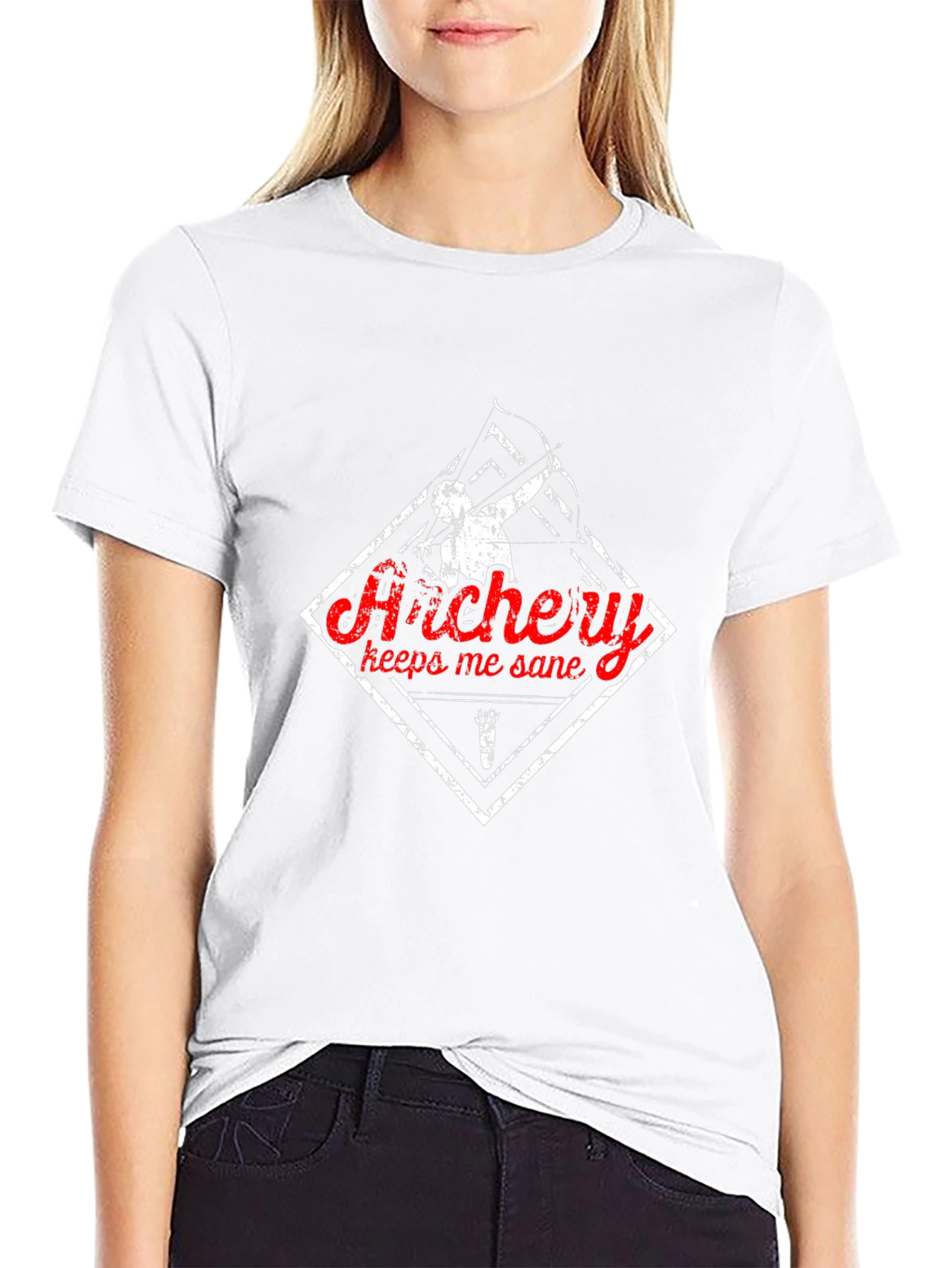 Archery Keeps Me Sane Graphic T-Shirt