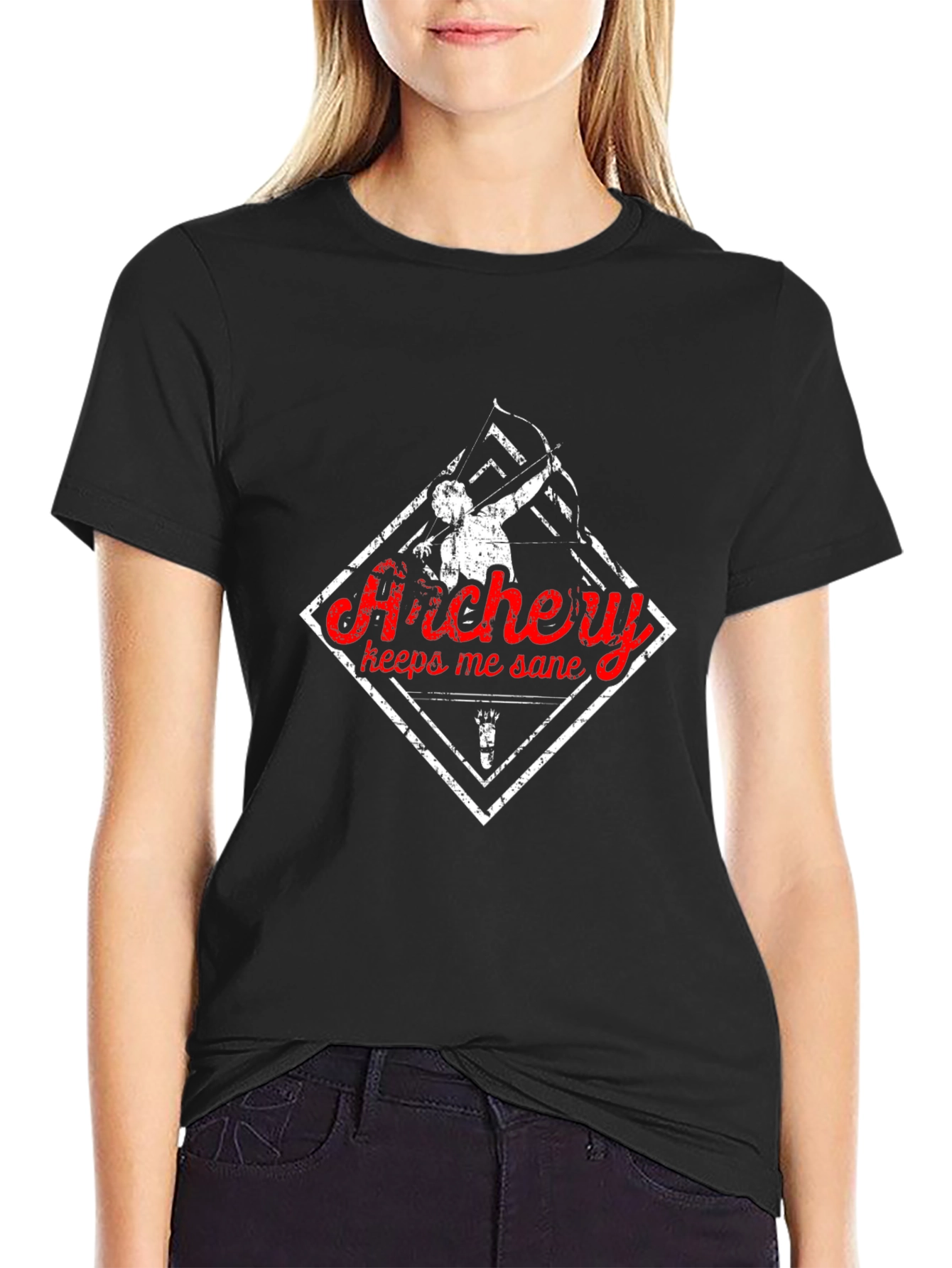 Archery Keeps Me Sane Graphic T-Shirt