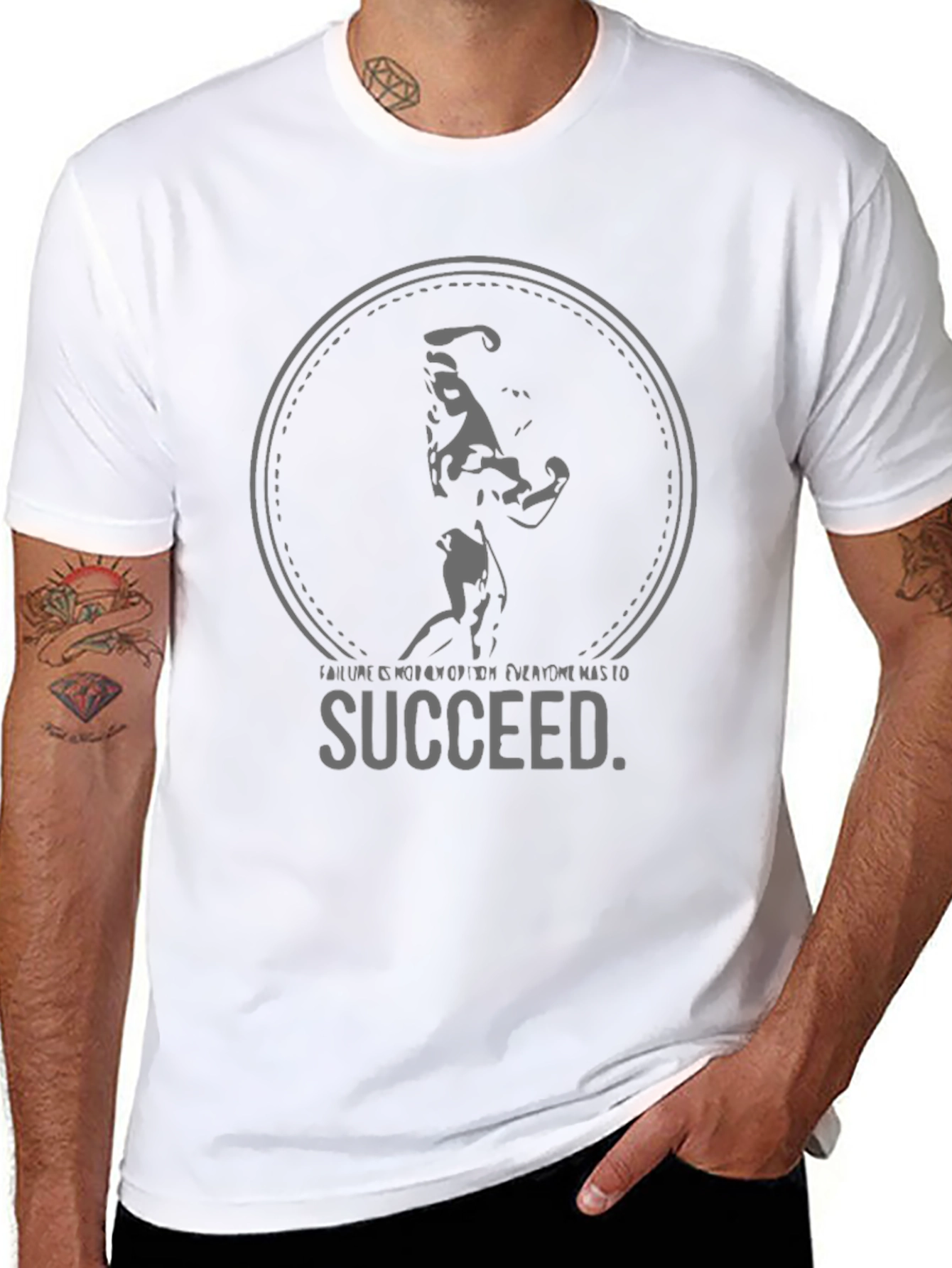 Motivational Bodybuilder T-Shirt: Failure is Not An Option