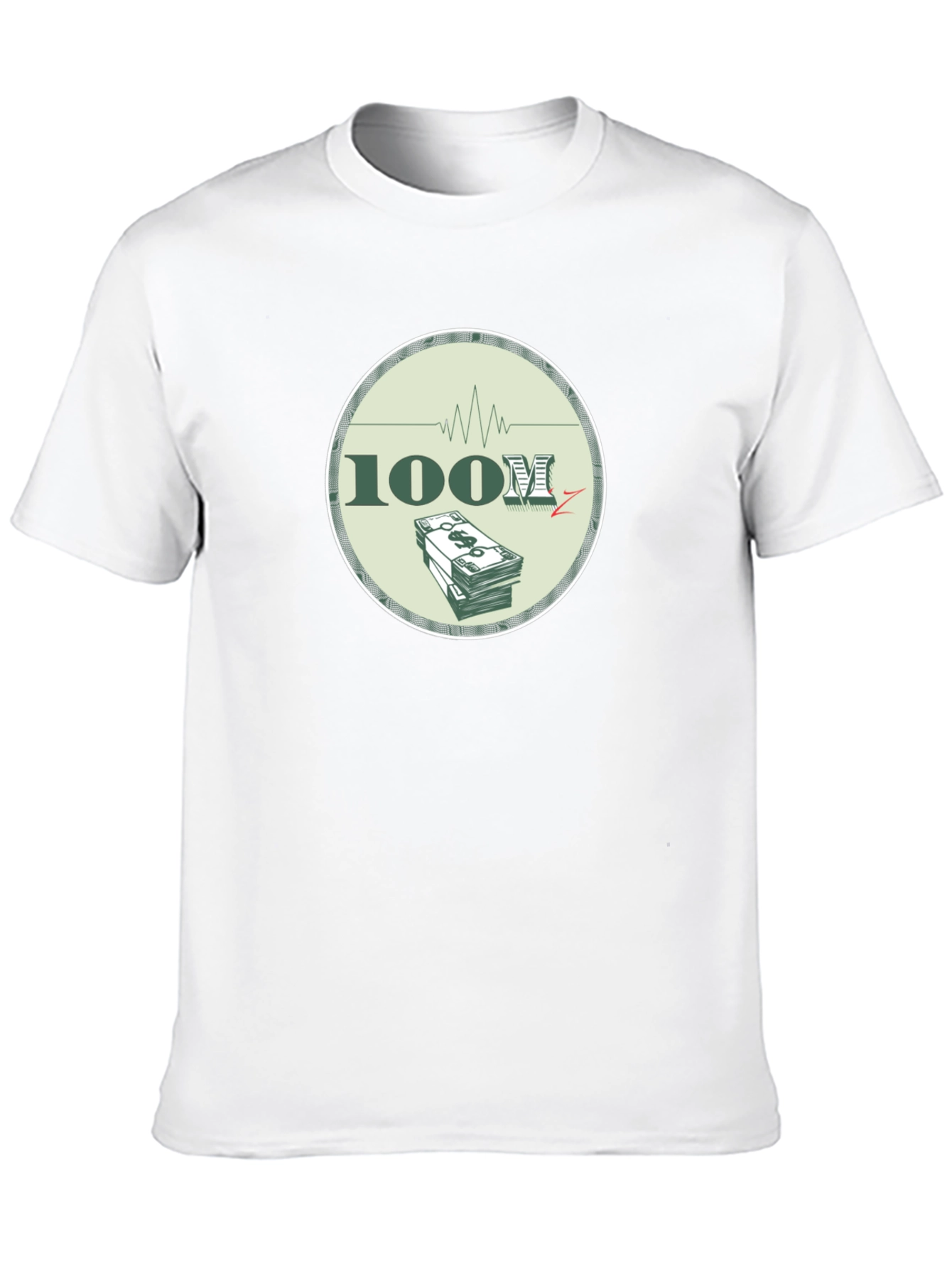 100M Money Black T-Shirt - Stylish Graphic Tee