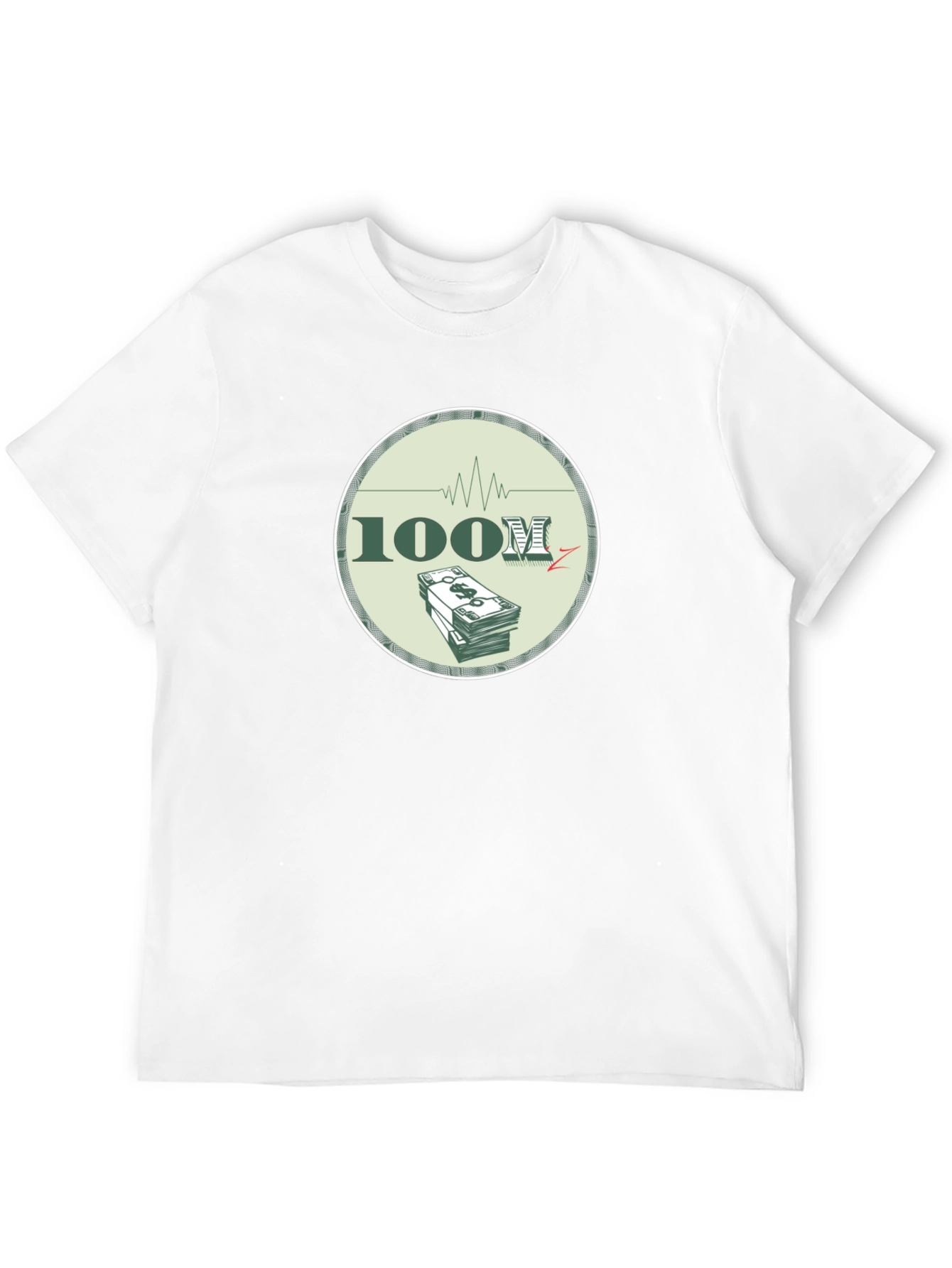 100M Money Black T-Shirt - Stylish Graphic Tee
