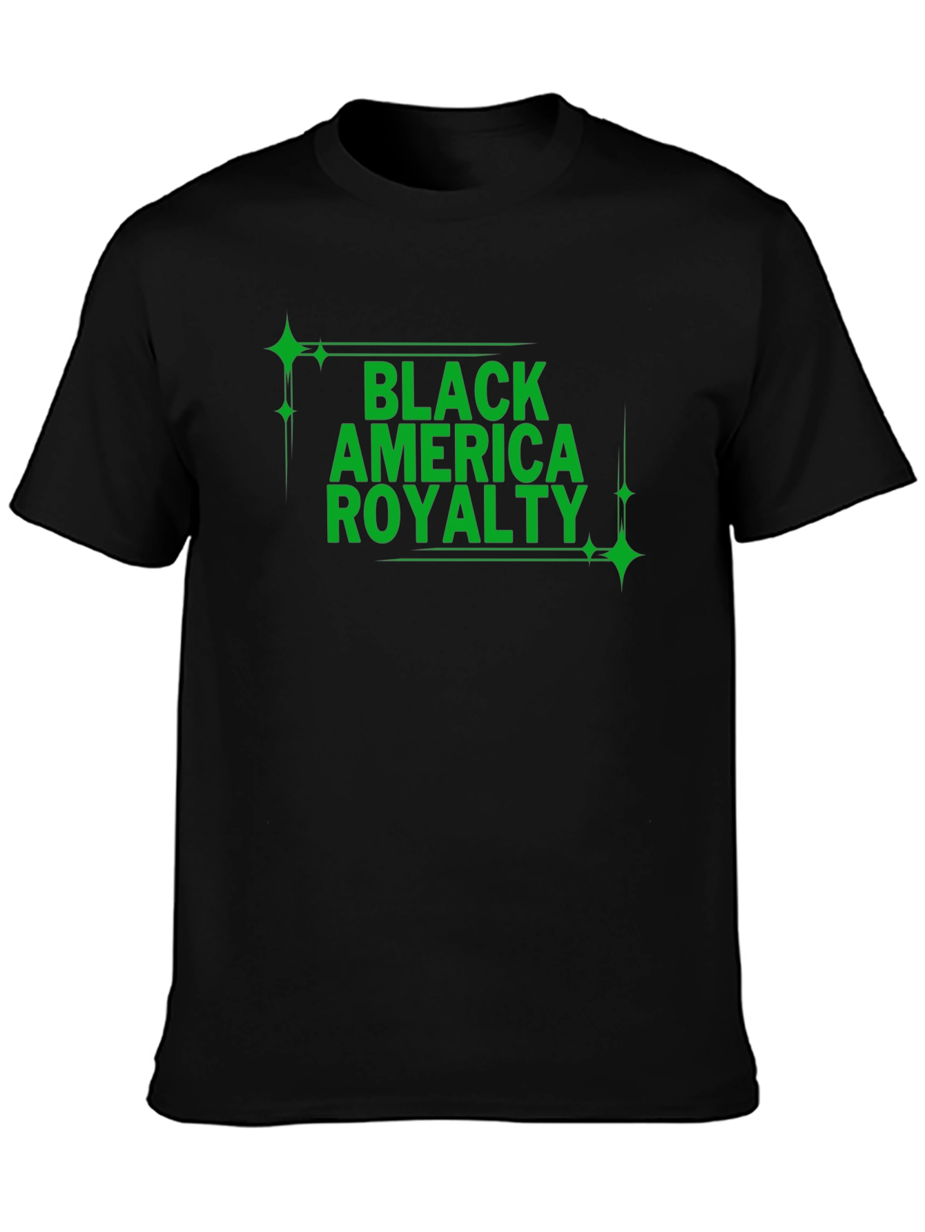 Black America Royalty Graphic Tee