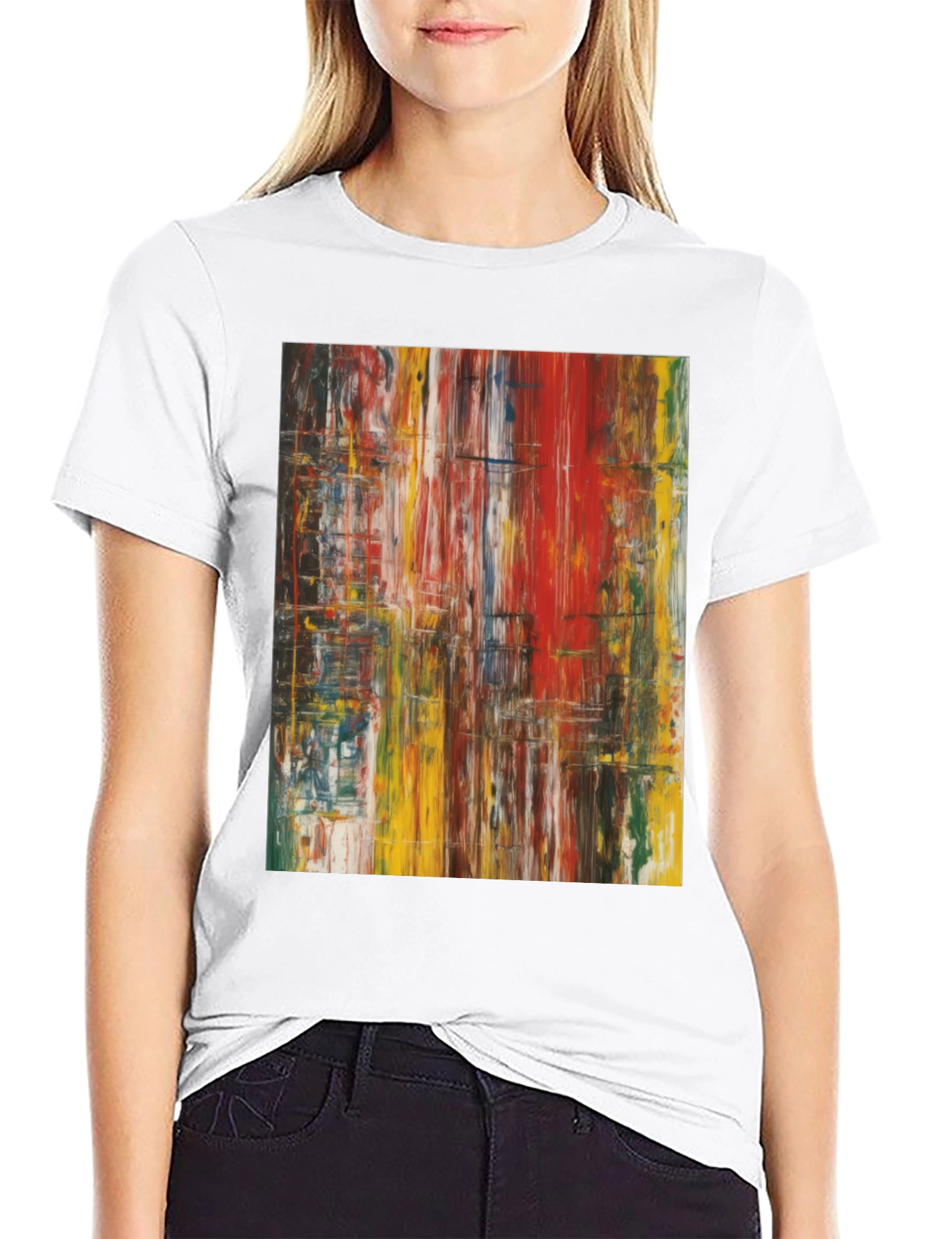 Abstract Art T-Shirt - Modern Casual Tee