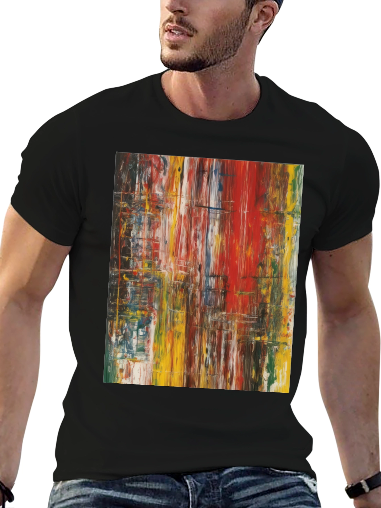 Abstract Art T-Shirt - Modern Casual Tee