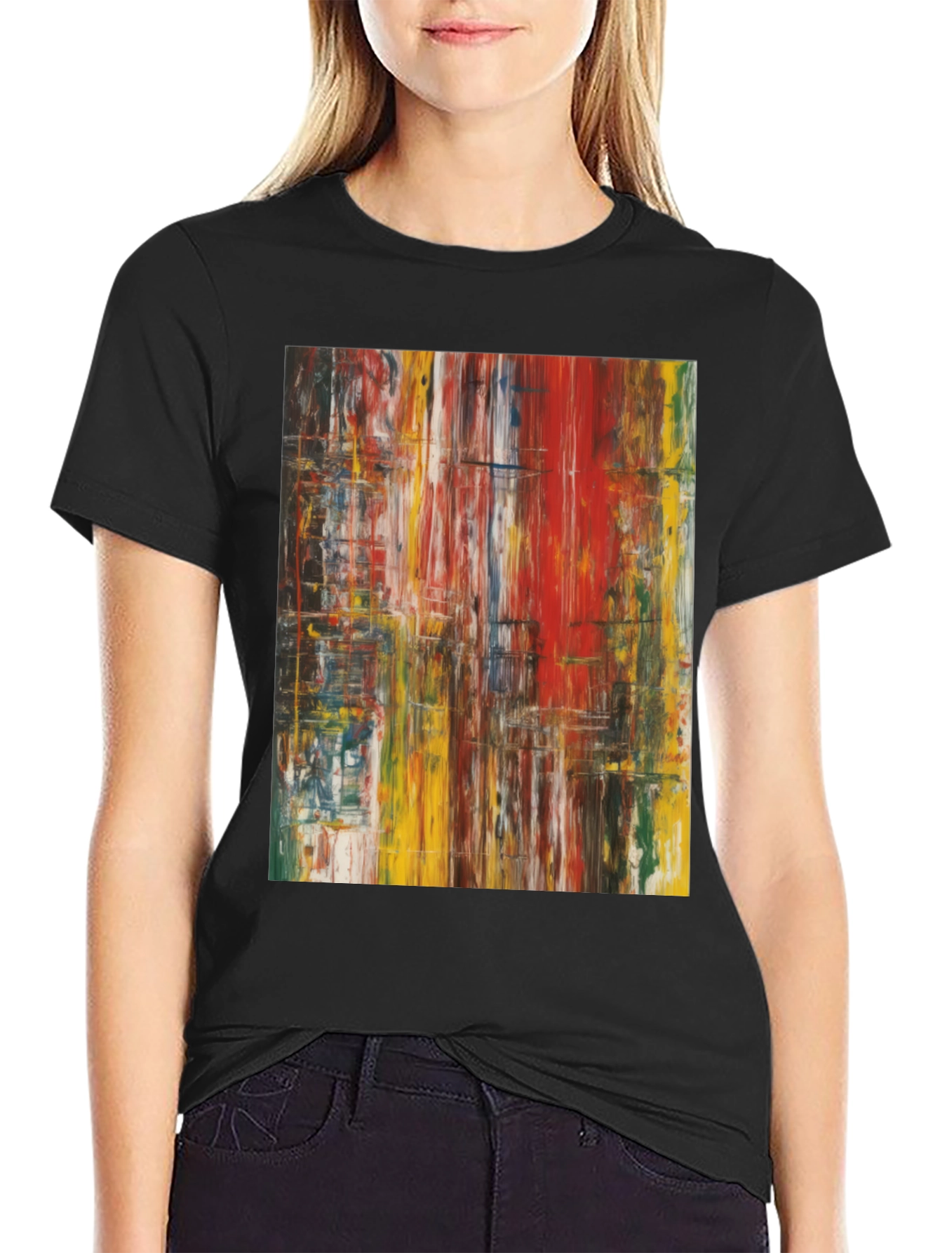 Abstract Art T-Shirt - Modern Casual Tee