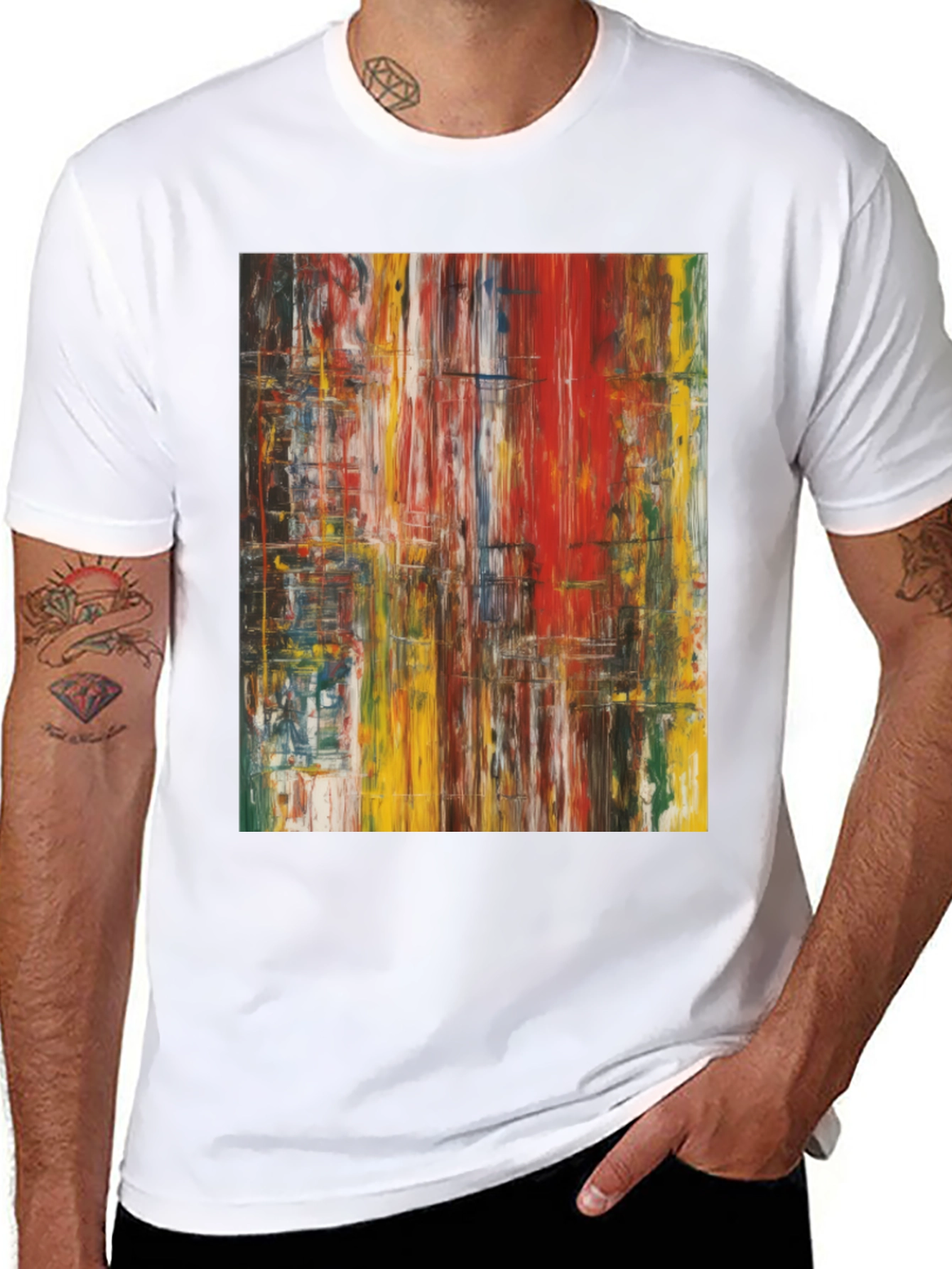 Abstract Art T-Shirt - Modern Casual Tee