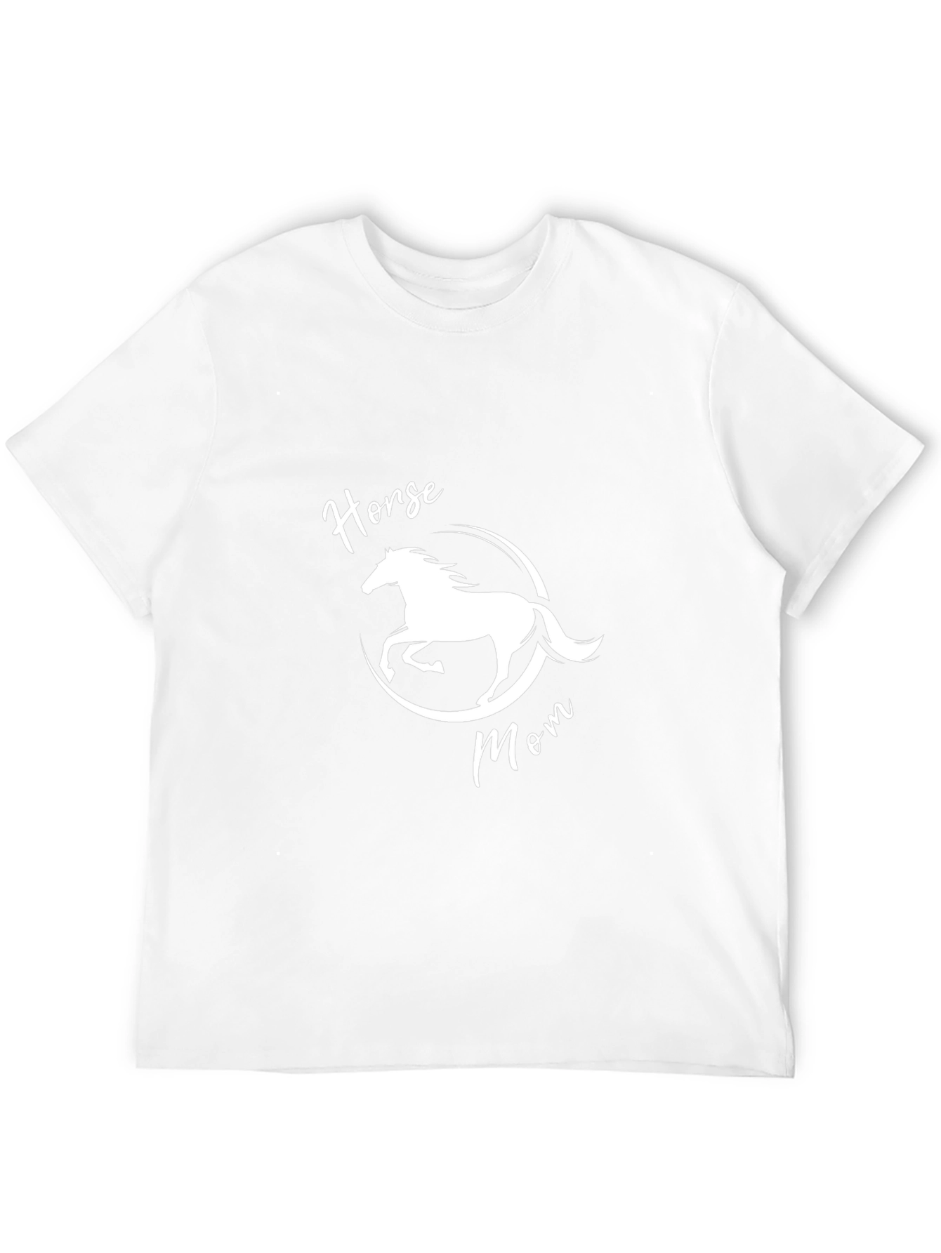 Horse Mom Graphic Tee - Black