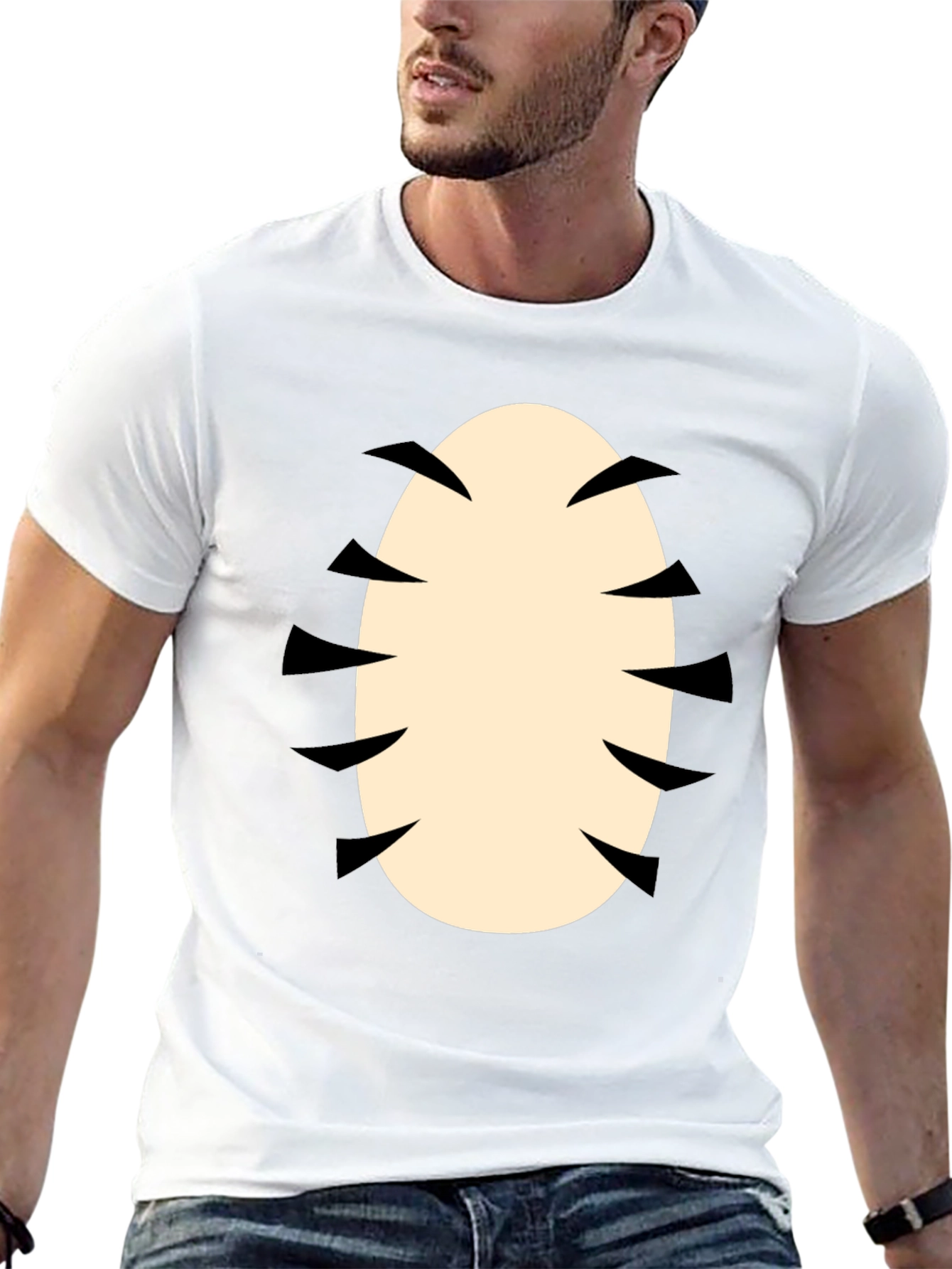 Funny Alien Chest Burst Costume Graphic T-Shirt