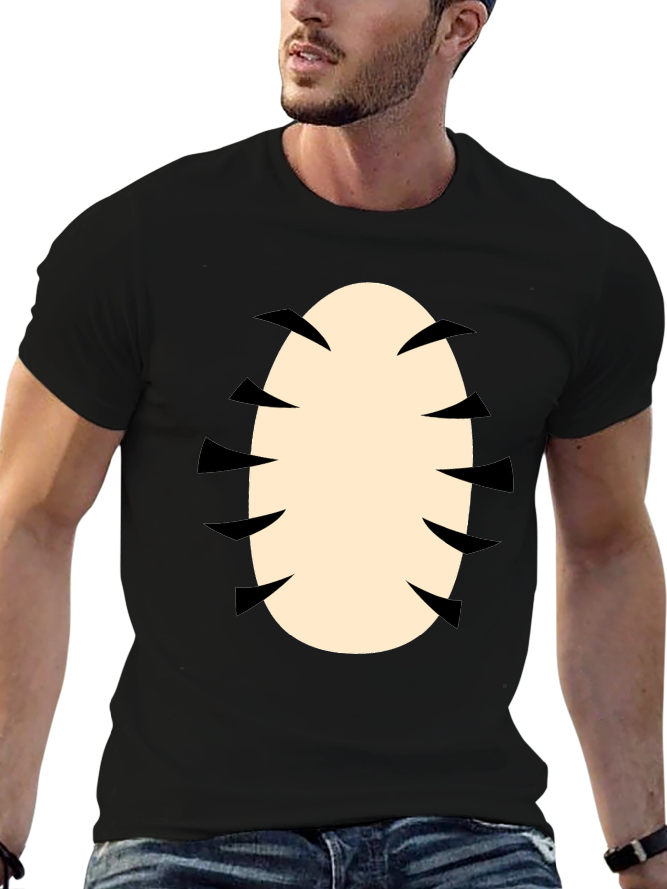 Funny Alien Chest Burst Costume Graphic T-Shirt