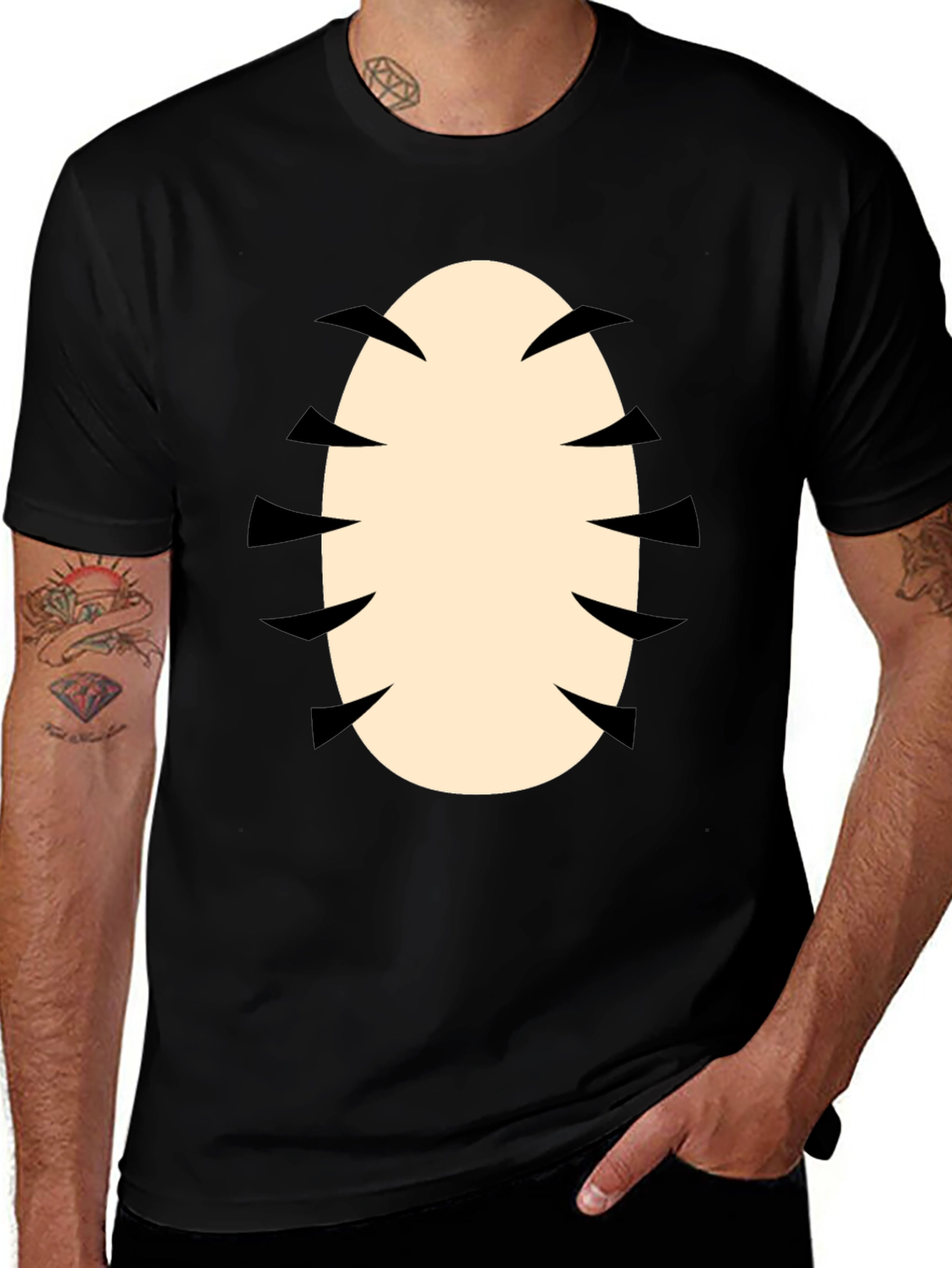 Funny Alien Chest Burst Costume Graphic T-Shirt