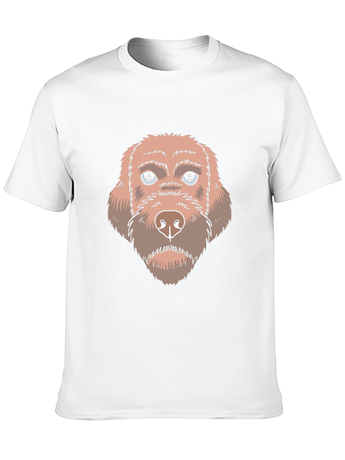 Dog Face Graphic Tee - Unisex Casual T-Shirt