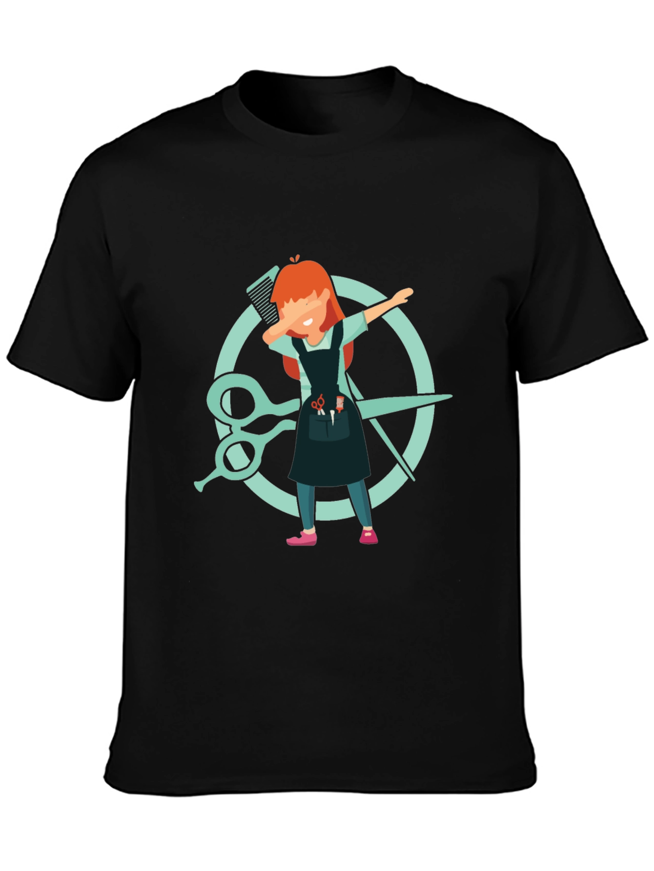 Barber Dab T-Shirt - Hair Stylist Tee