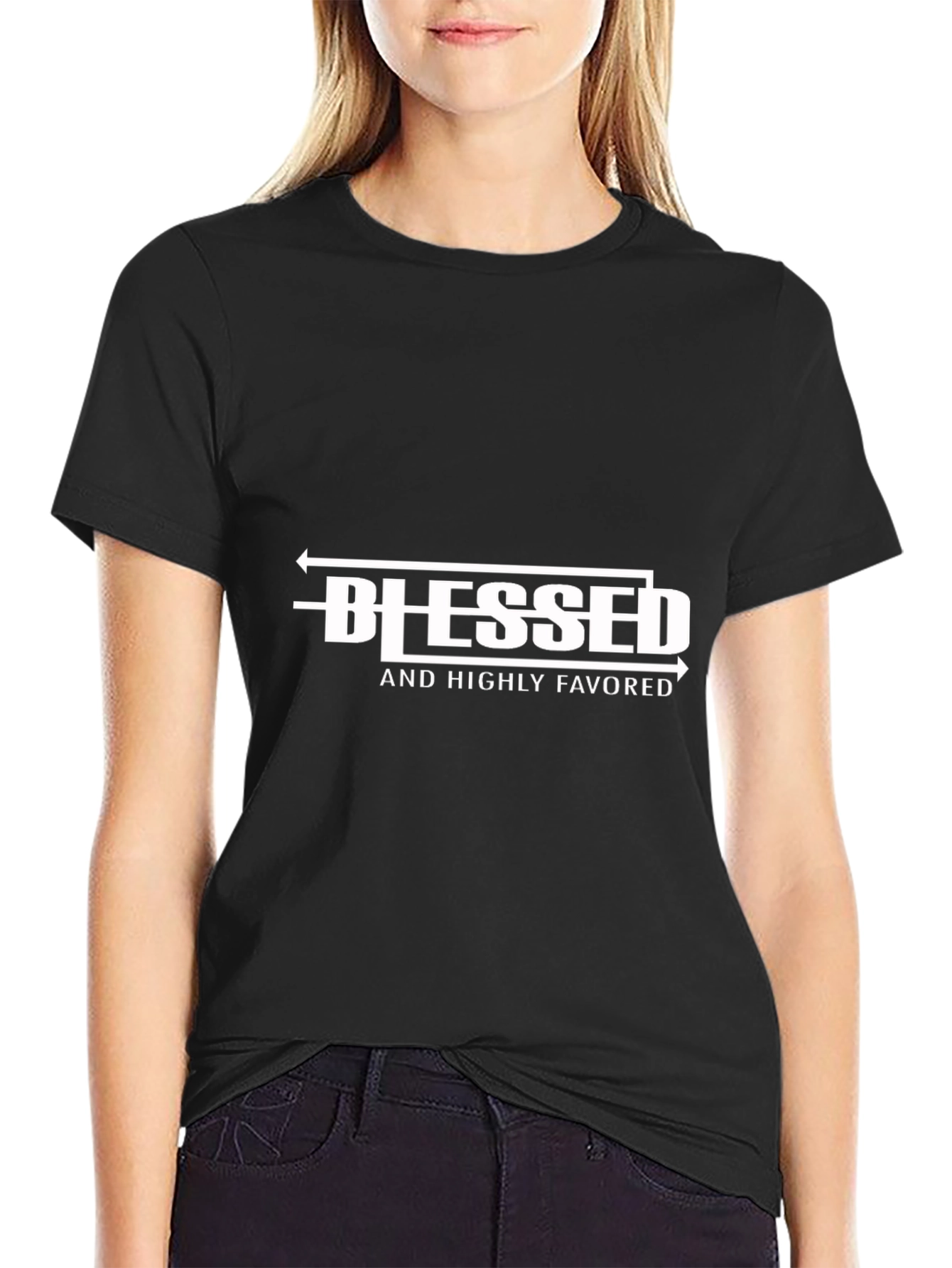 Blessed & Highly Favored Graphic T-Shirt