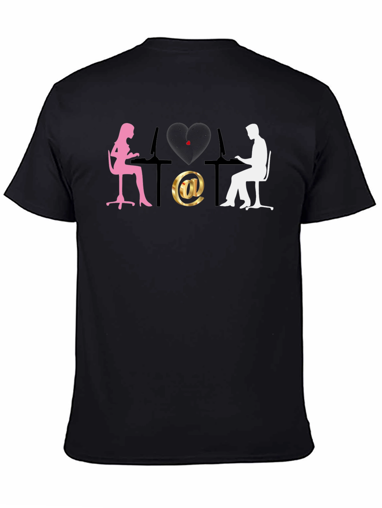 Online Dating Graphic Tee - Unisex Black T-Shirt