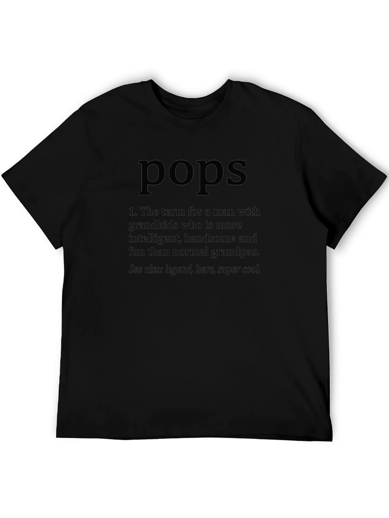 Pops Definition T-Shirt - Funny Grandpa Tee