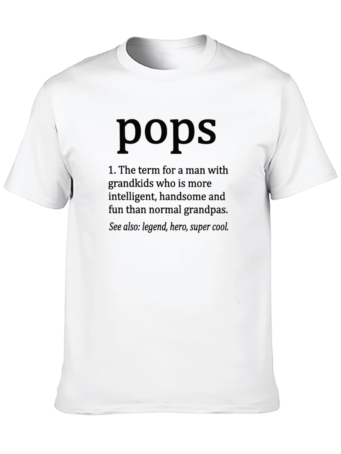 Pops Definition T-Shirt - Funny Grandpa Tee