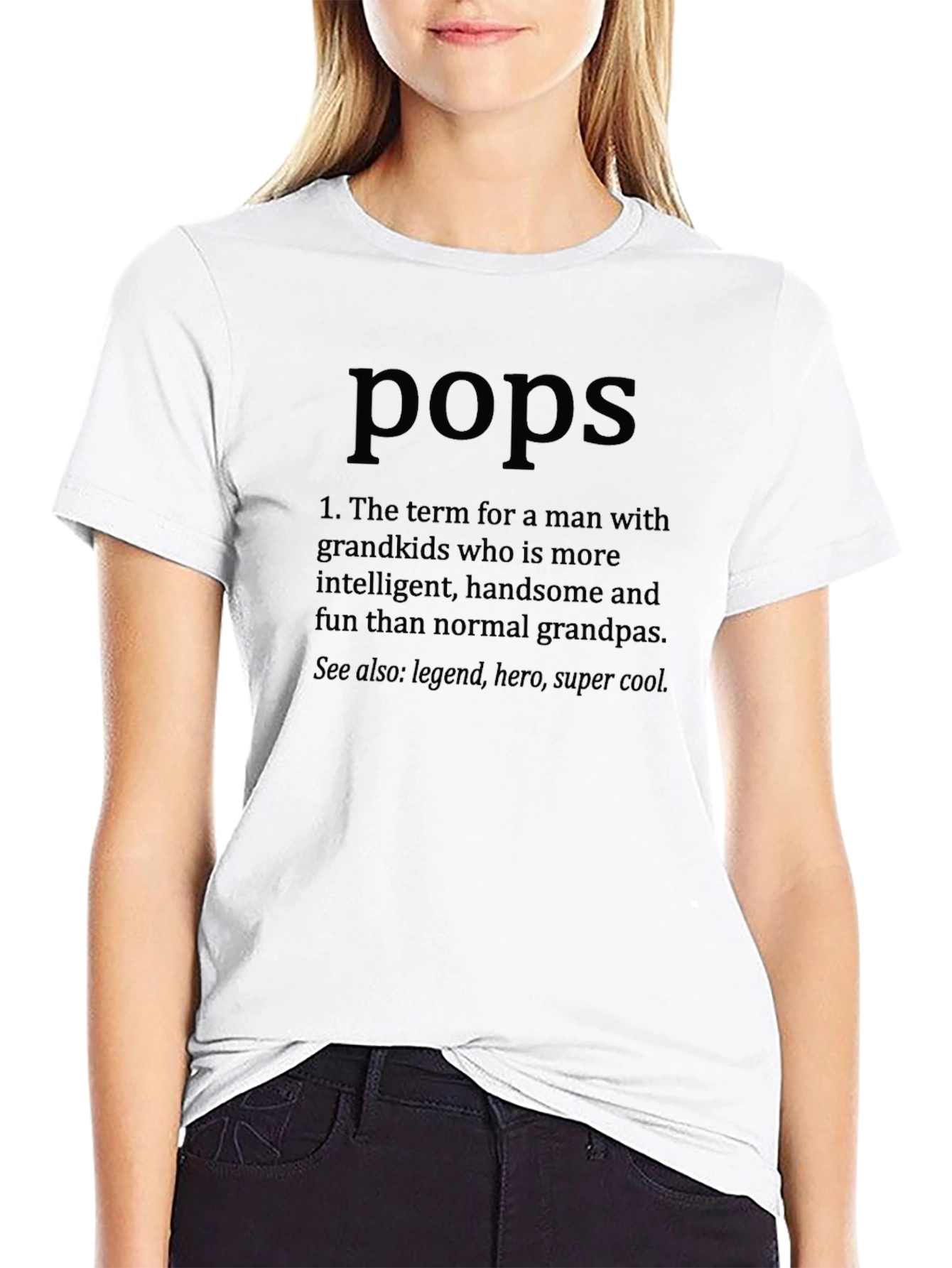 Pops Definition T-Shirt - Funny Grandpa Tee