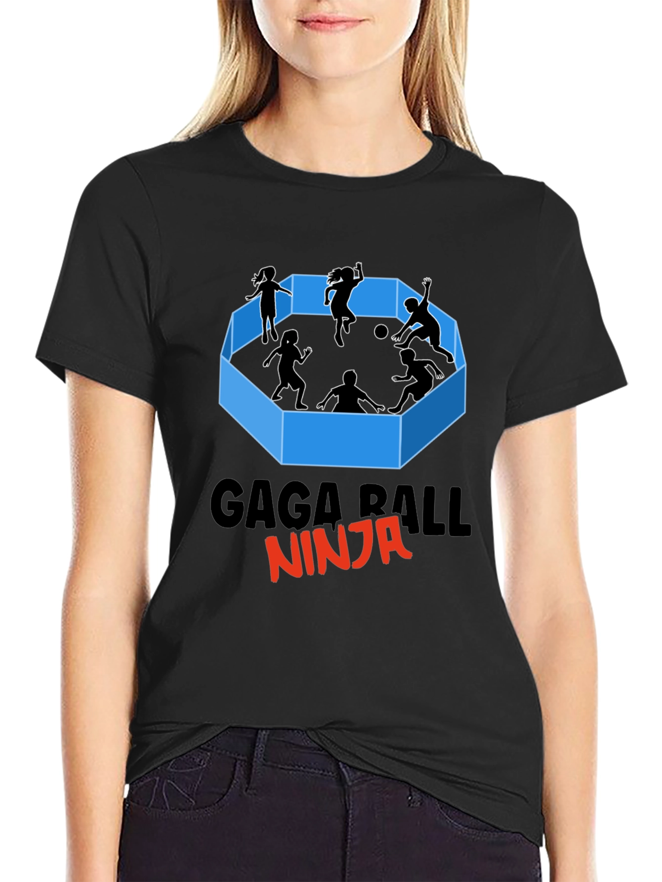 Gaga Ball Ninja Graphic T-Shirt