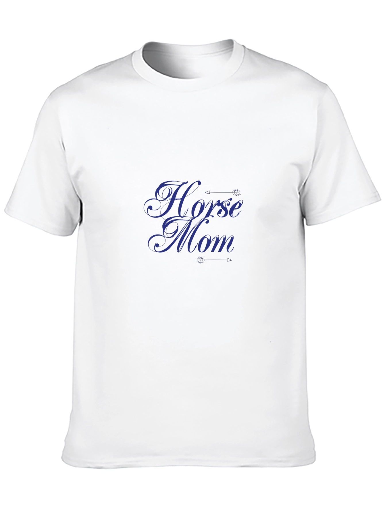 Horse Mom Black T-Shirt